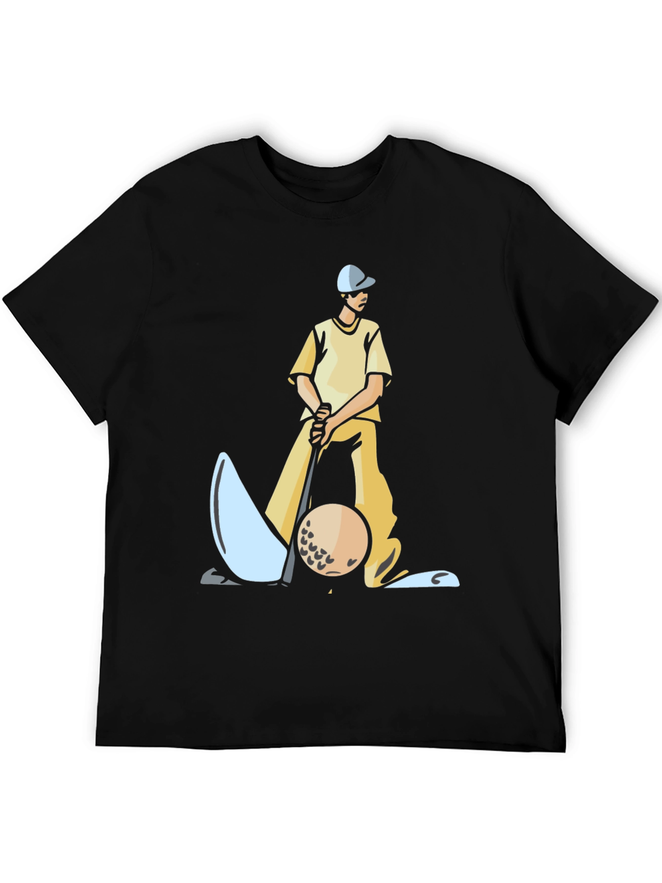 Golfer Graphic Tee - Unique Design Comfortable Fit