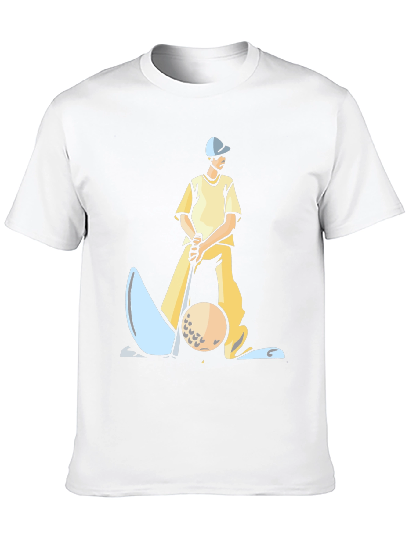 Golfer Graphic Tee - Unique Design Comfortable Fit