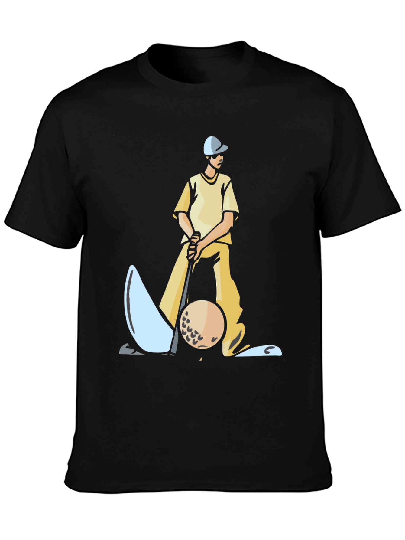 Golfer Graphic Tee - Unique Design Comfortable Fit