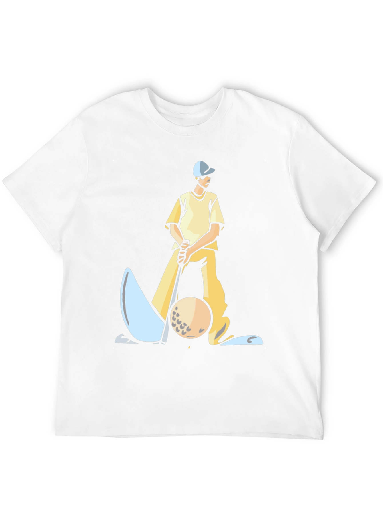 Golfer Graphic Tee - Unique Design Comfortable Fit