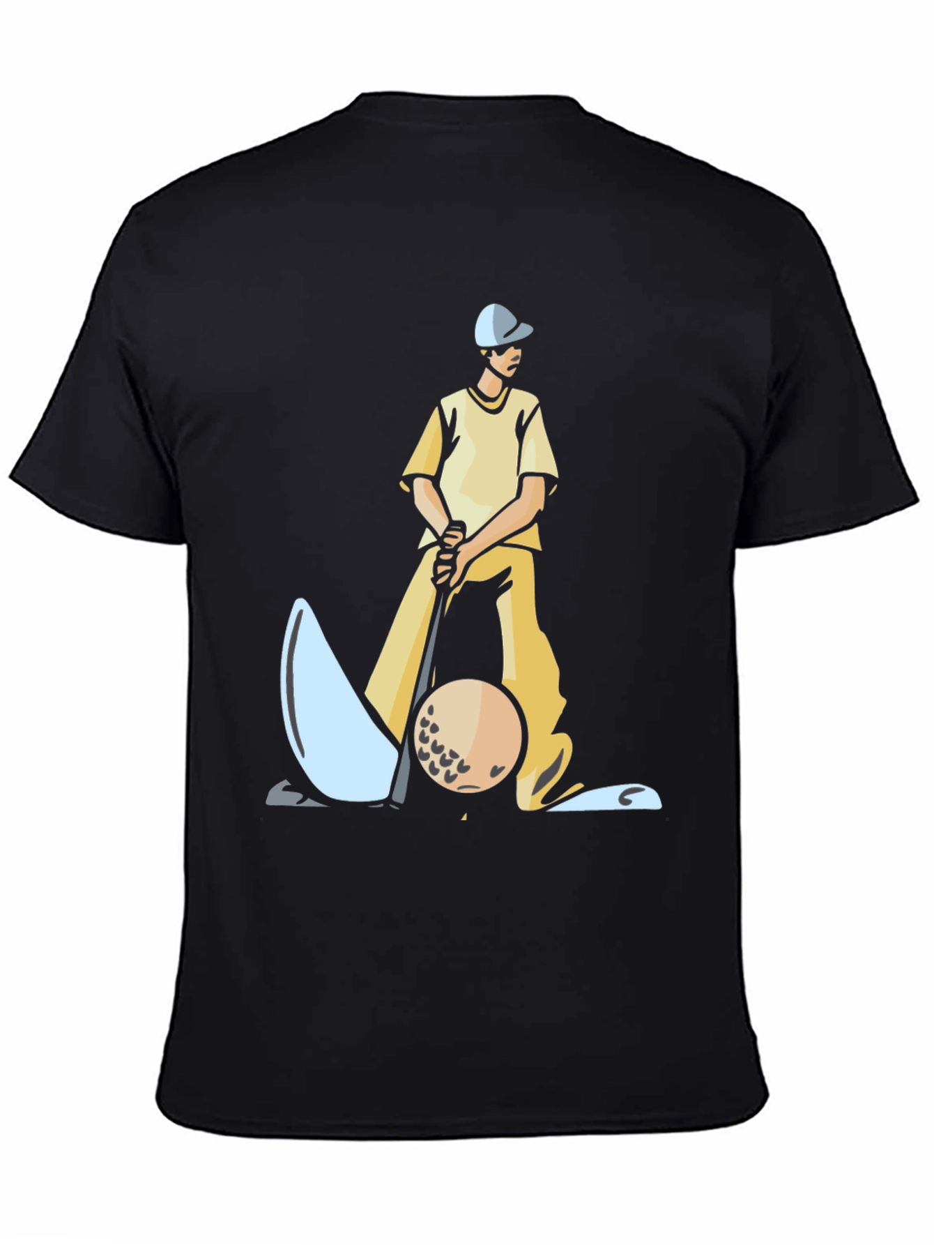 Golfer Graphic Tee - Unique Design Comfortable Fit