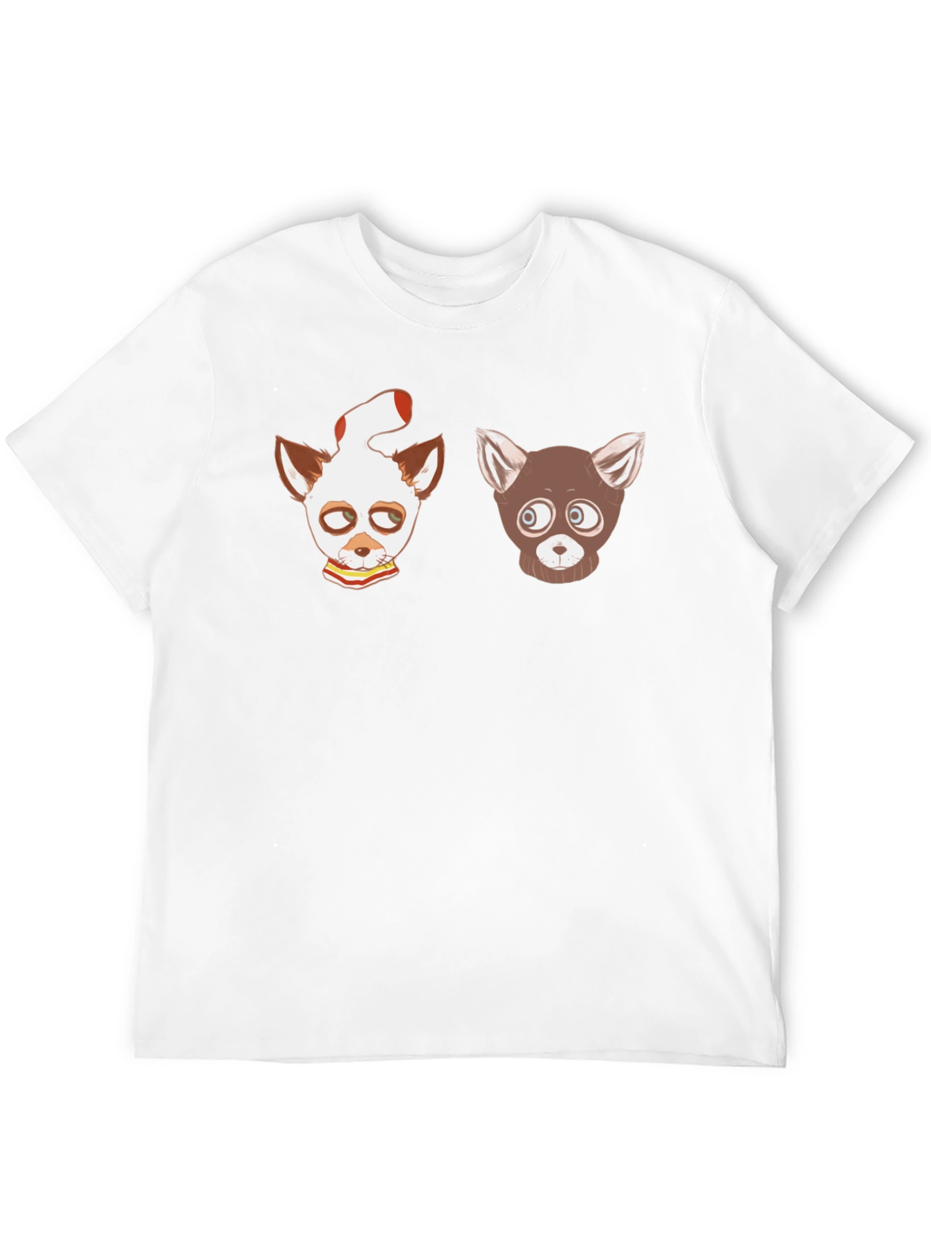 Cartoon Animal Graphic Black T-Shirt