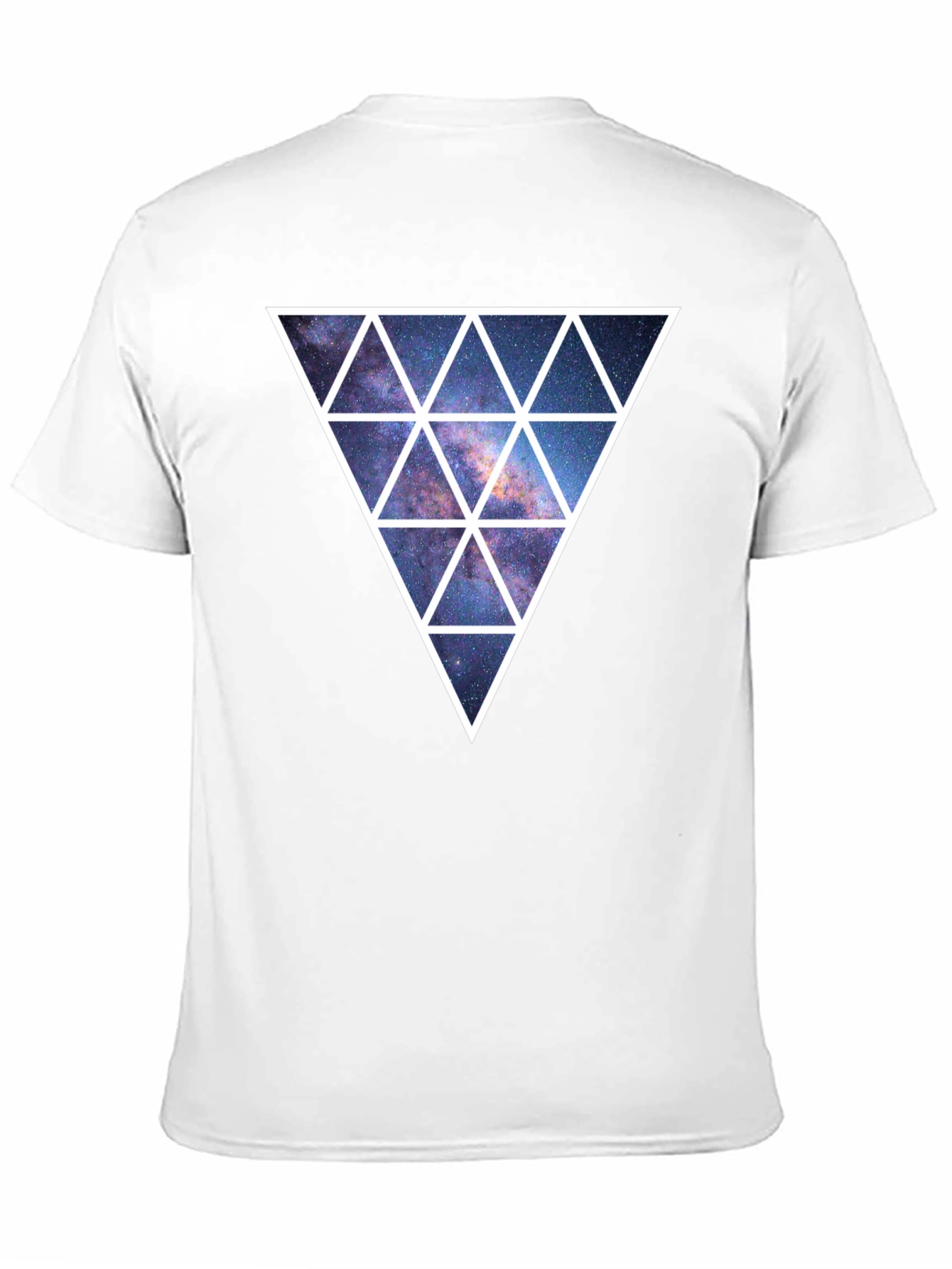 Galaxy Triangle Graphic Tee - Mens Black T-Shirt