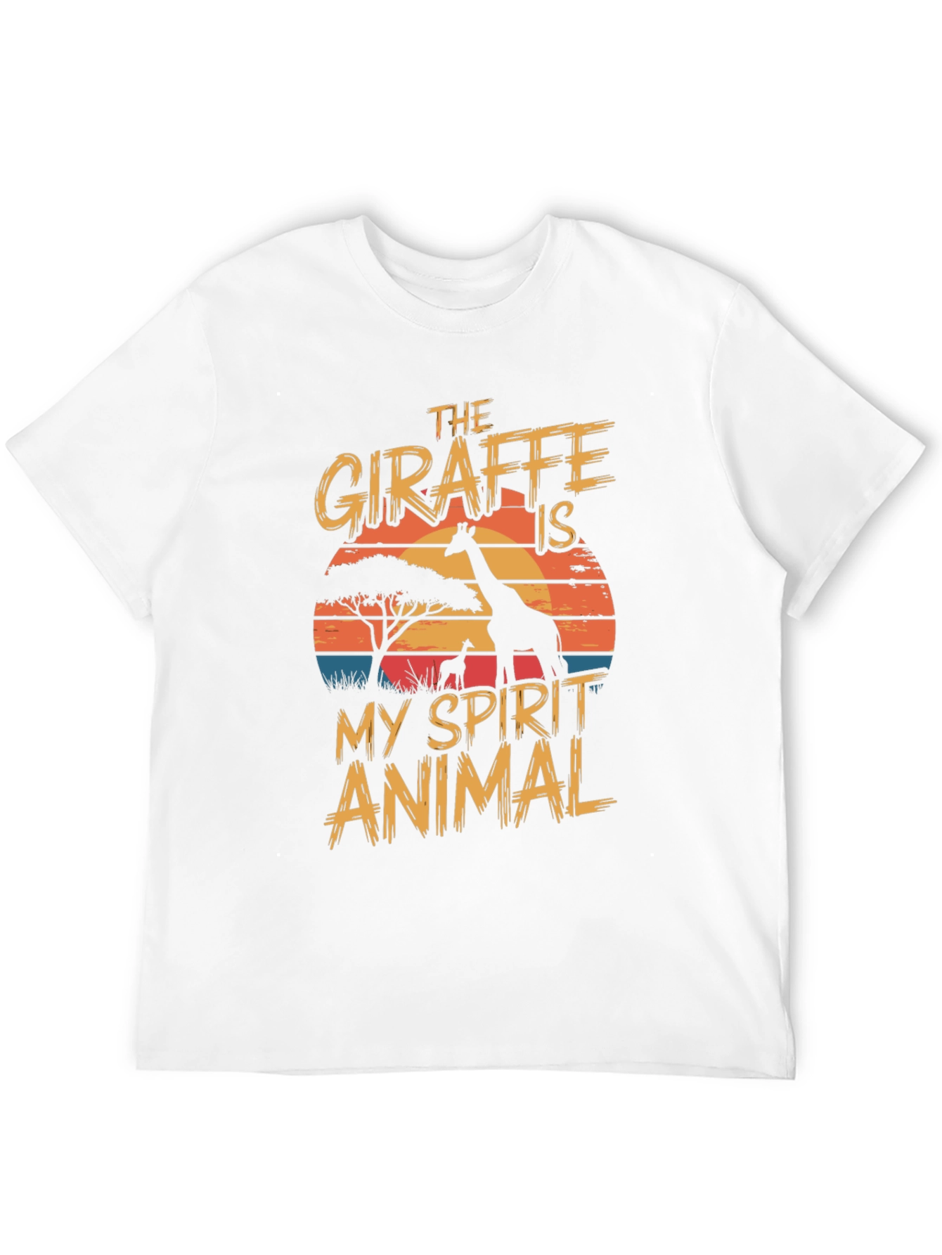 Giraffe Spirit Animal Graphic T-Shirt