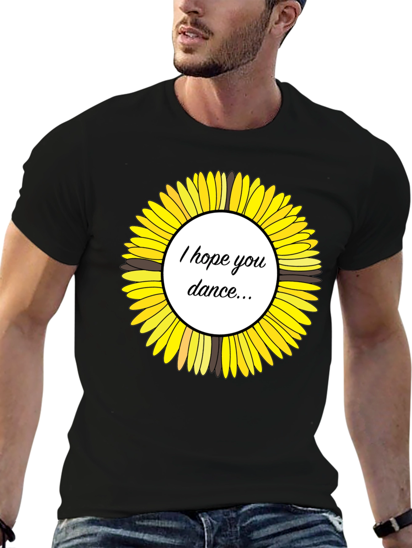 Sunflower I Hope You Dance Graphic T-Shirt