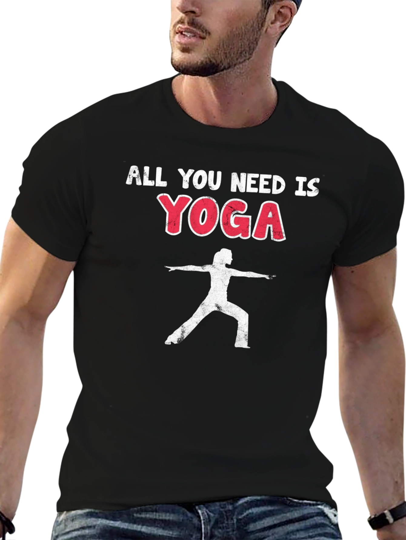 All You Need Is Yoga Black T-Shirt