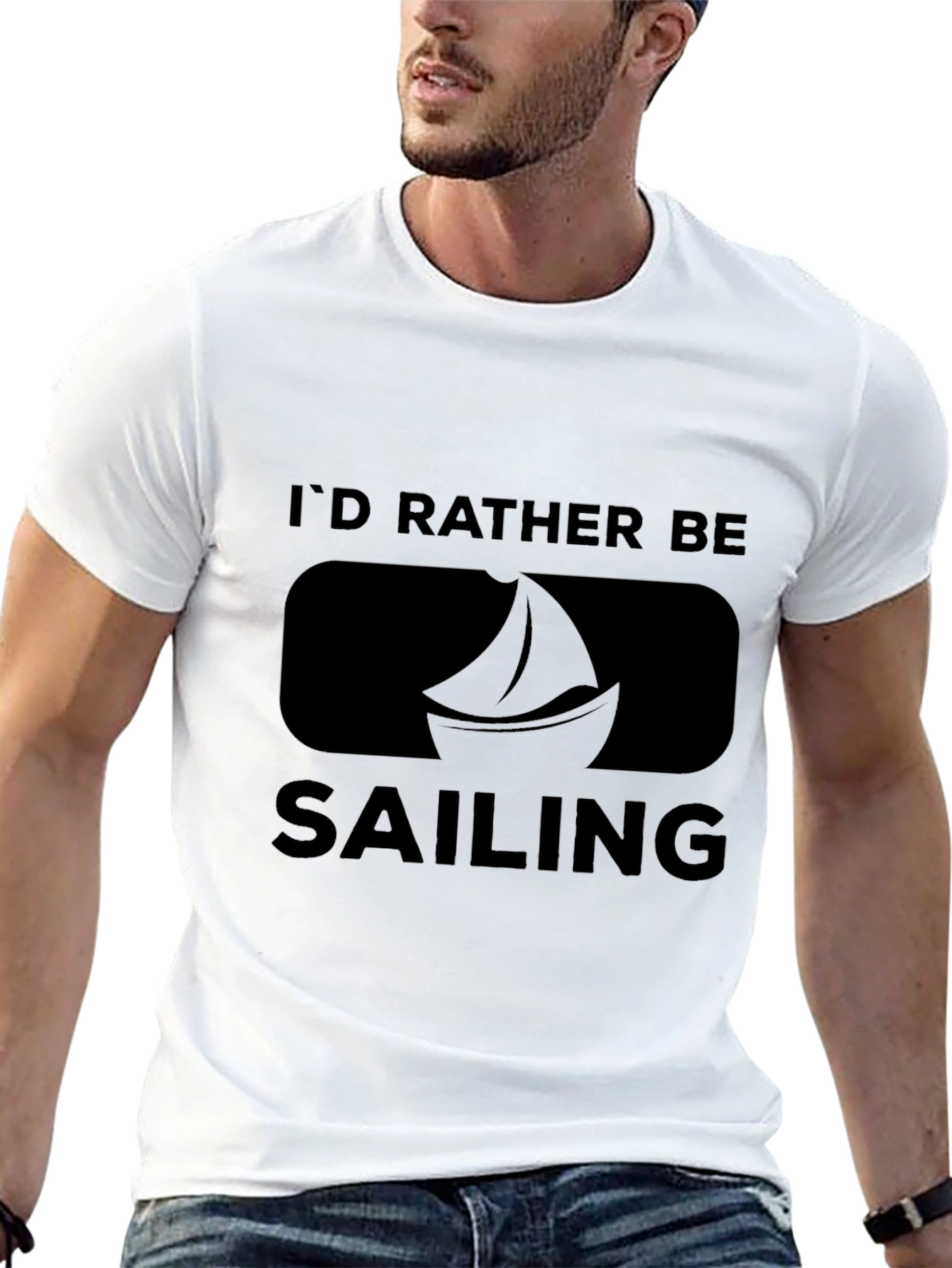 Id Rather Be Sailing T-Shirt