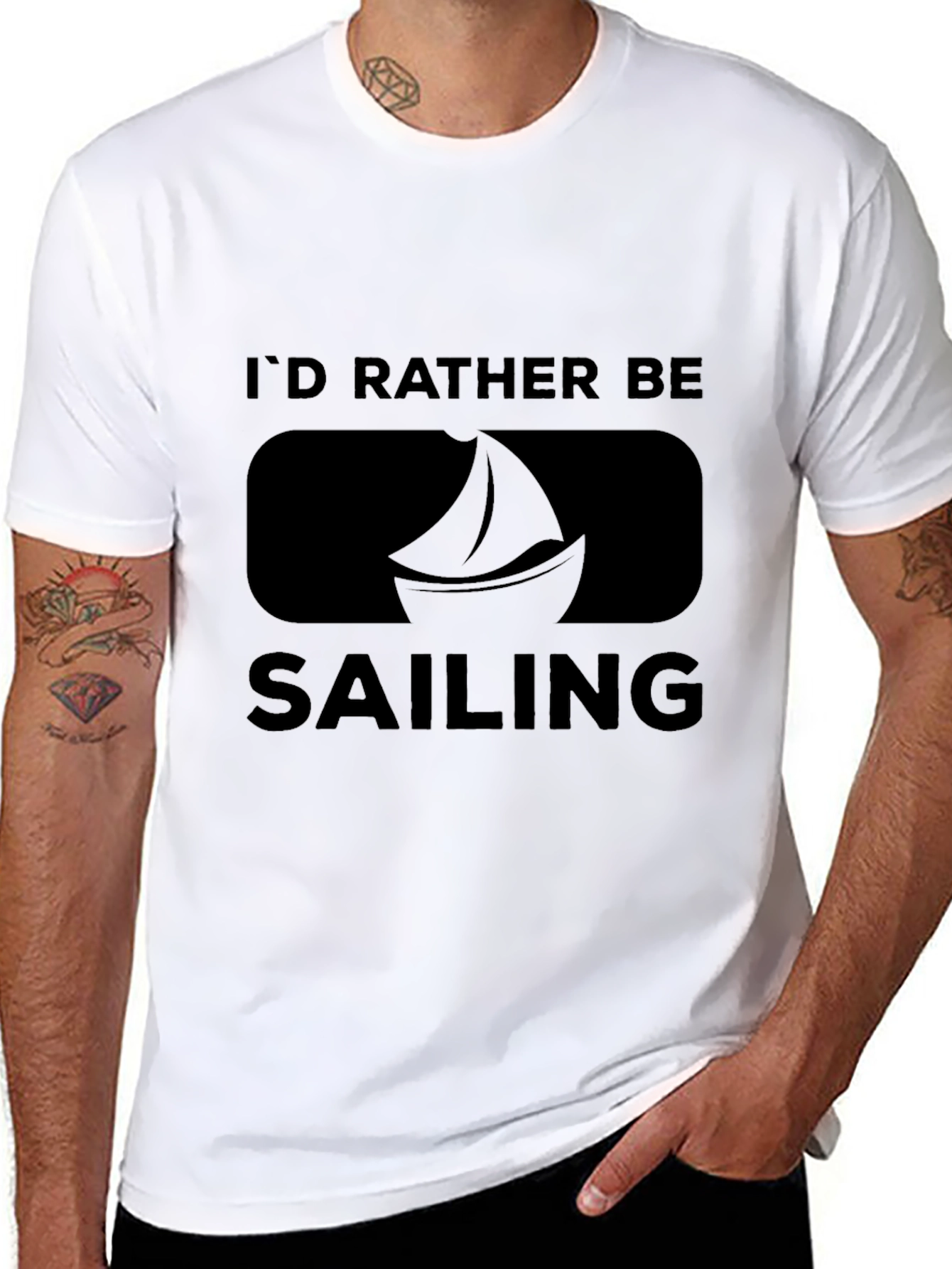 Id Rather Be Sailing T-Shirt