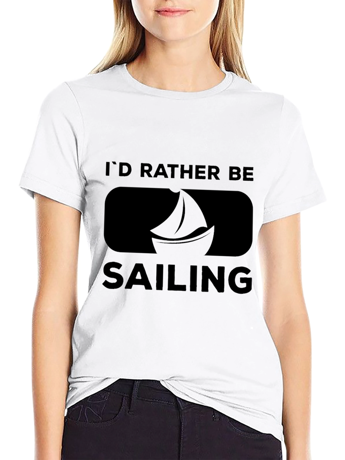 Id Rather Be Sailing T-Shirt
