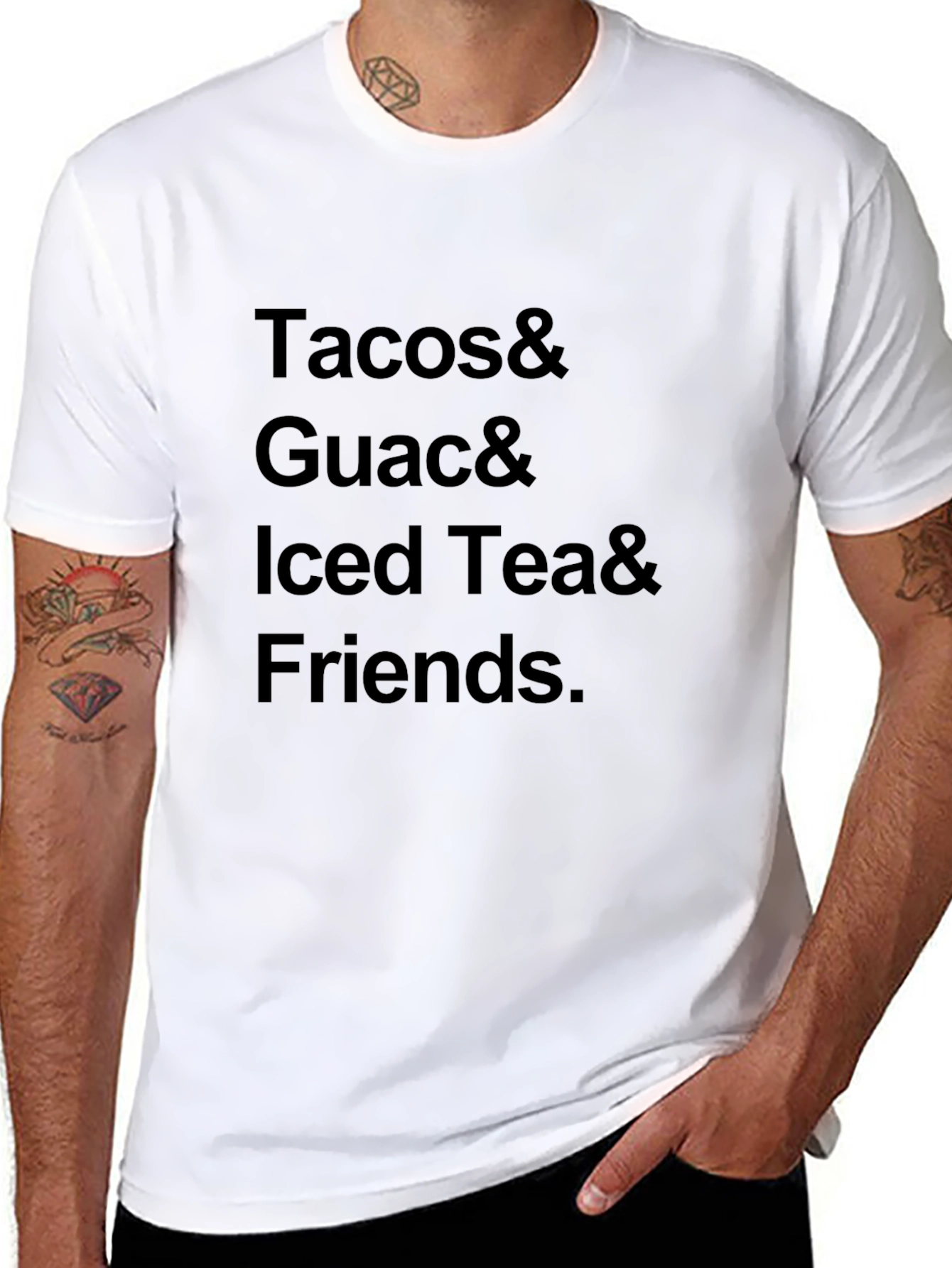Tacos & Guac & Iced Tea Graphic Tee