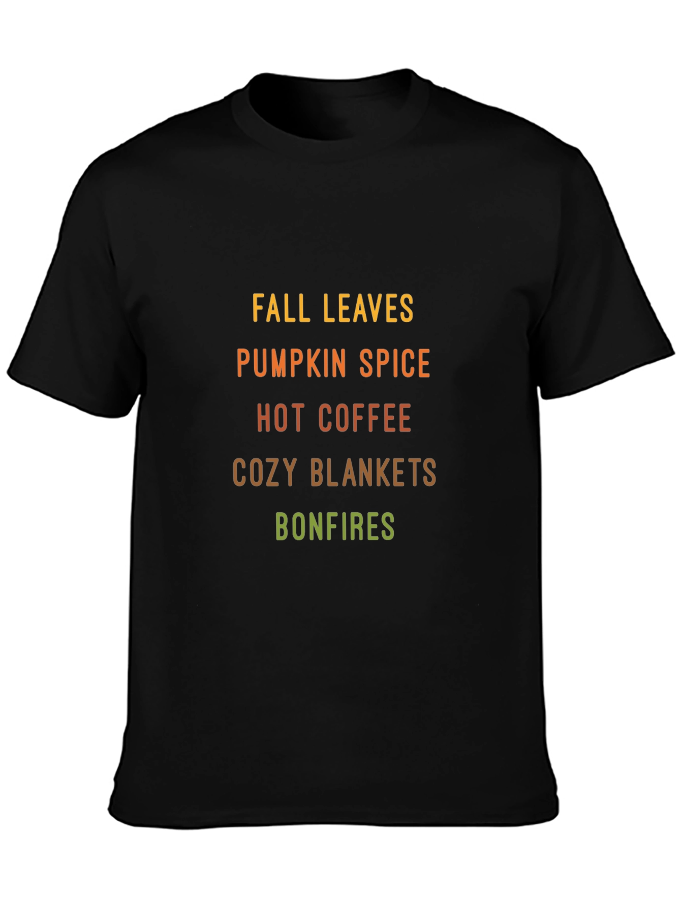 Fall Leaves Pumpkin Spice T-Shirt