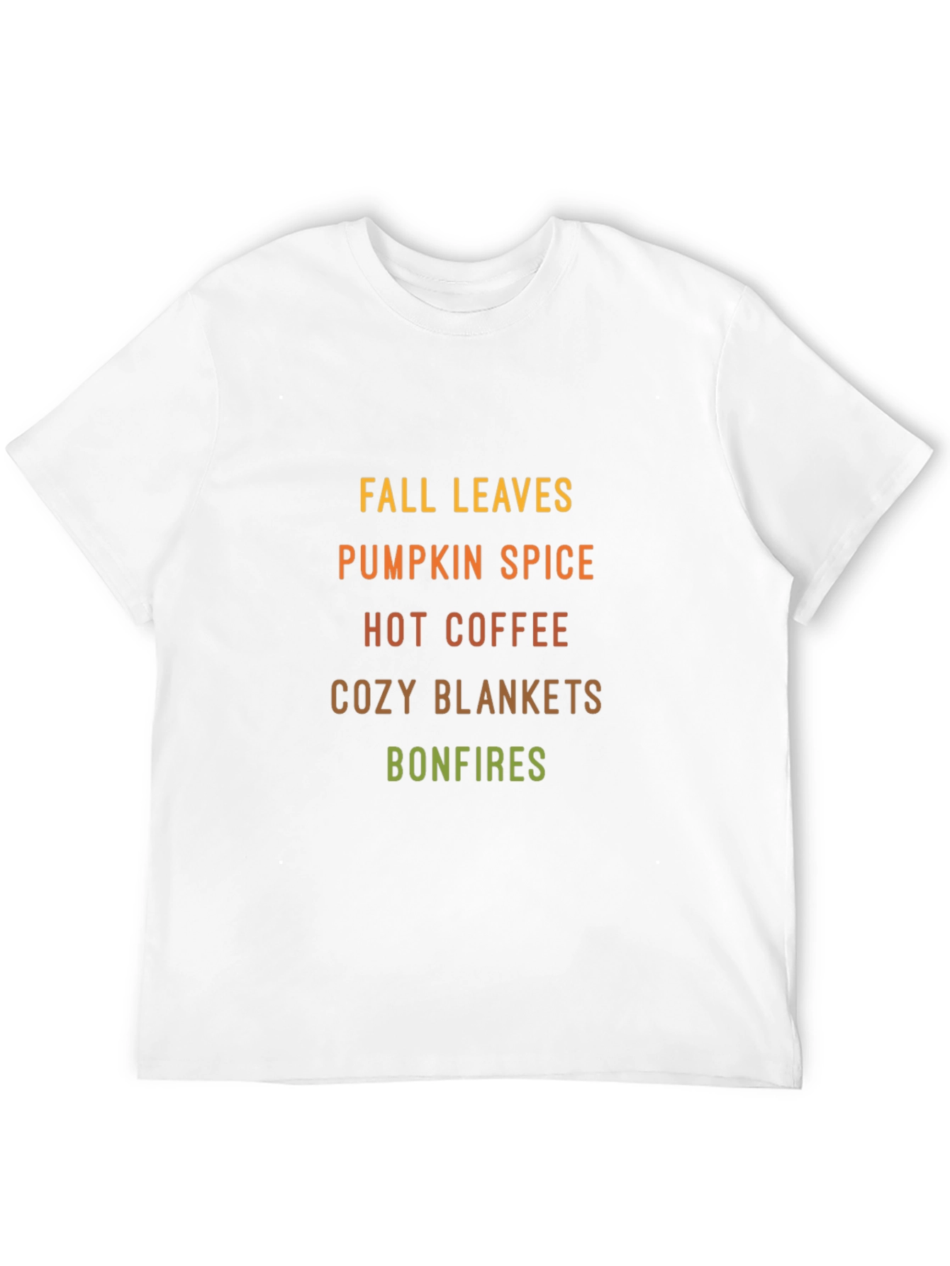 Fall Leaves Pumpkin Spice T-Shirt
