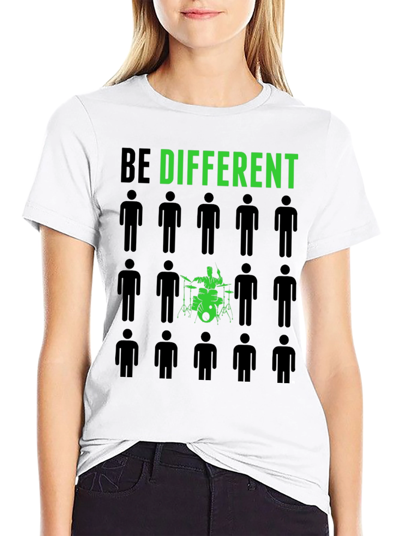 Be Different T-Shirt - Drummer Design