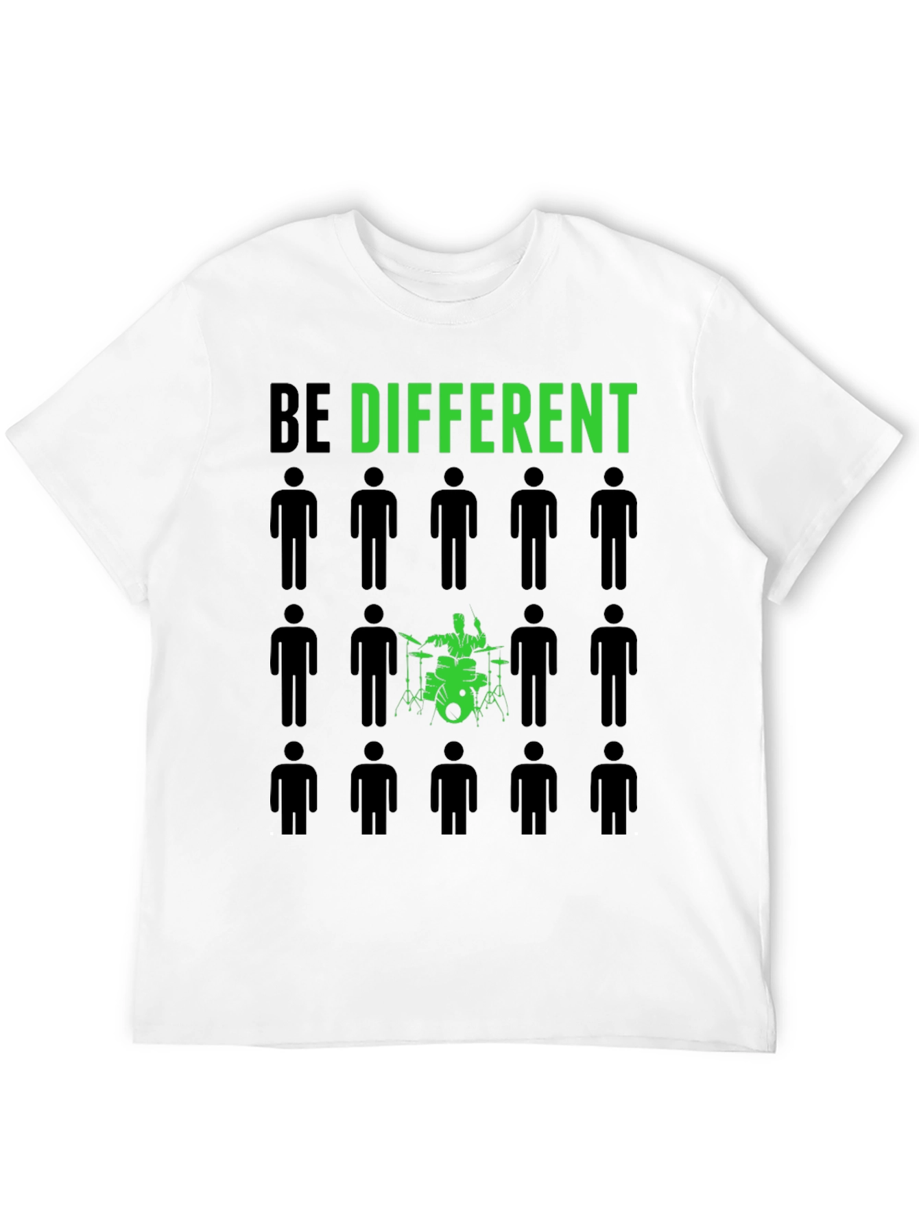 Be Different T-Shirt - Drummer Design