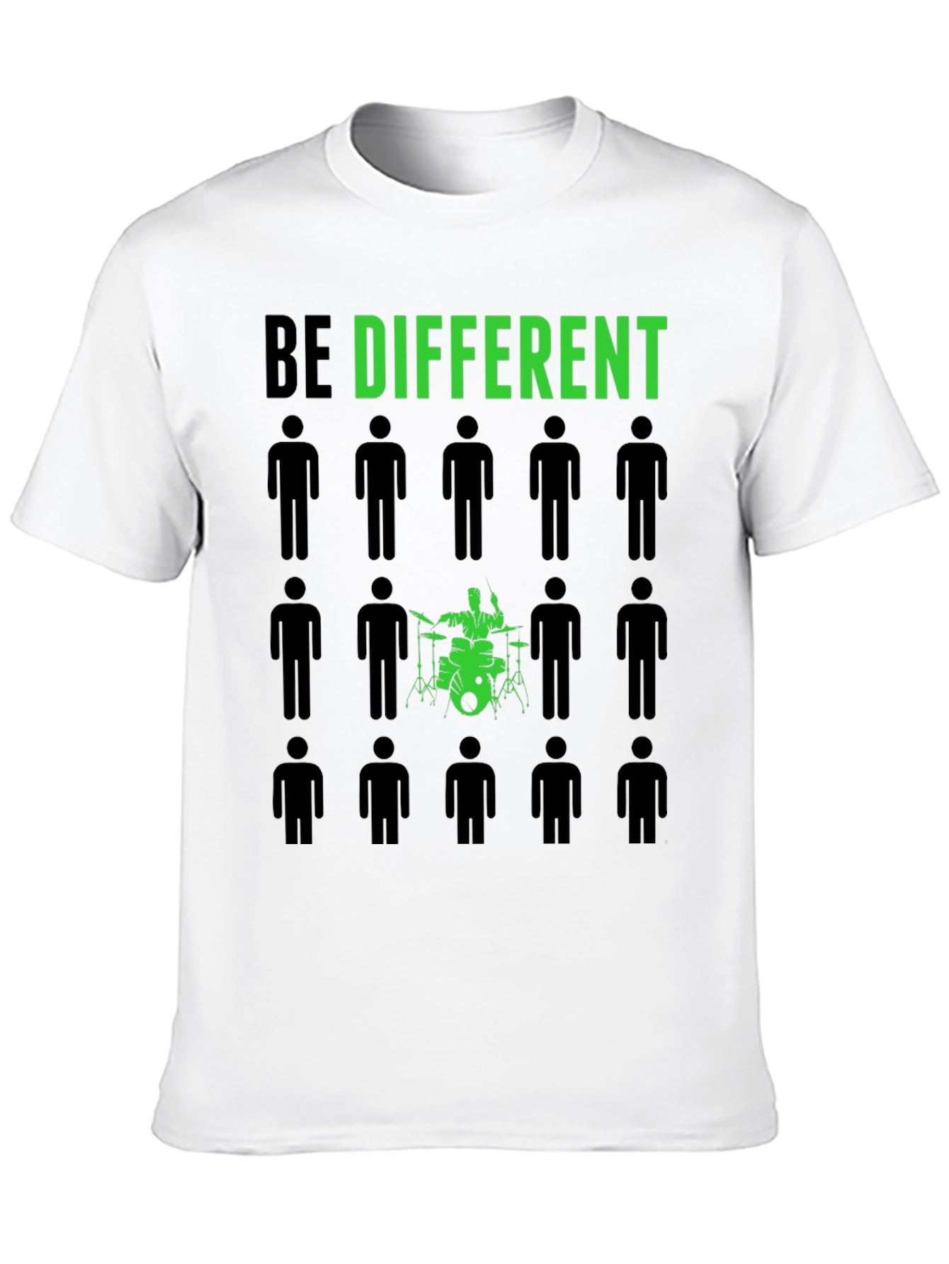 Be Different T-Shirt - Drummer Design