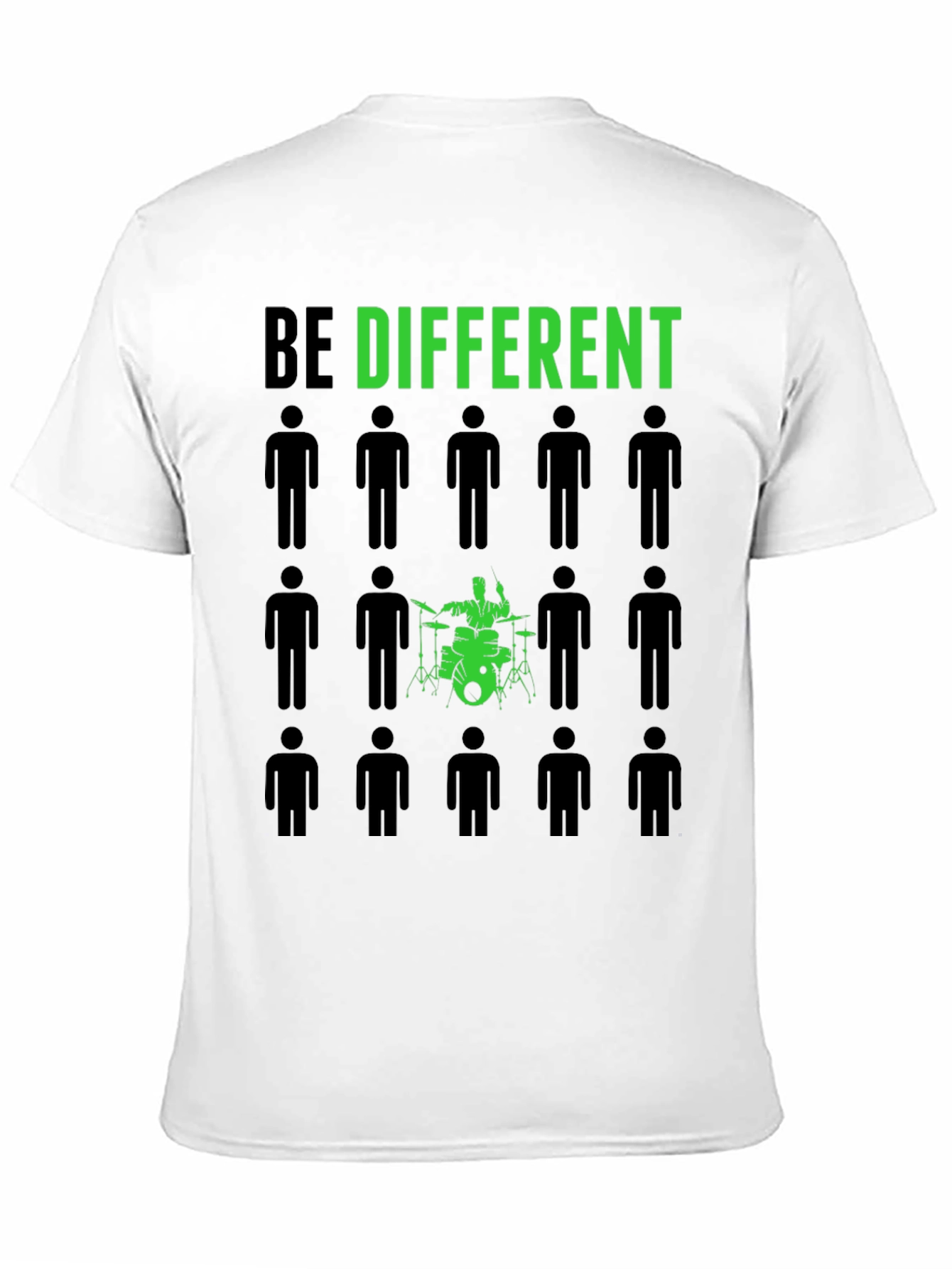 Be Different T-Shirt - Drummer Design