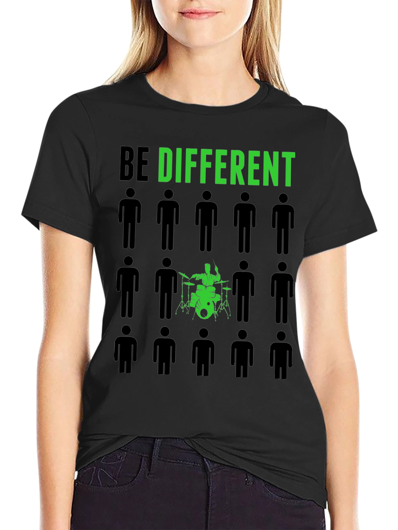 Be Different T-Shirt - Drummer Design