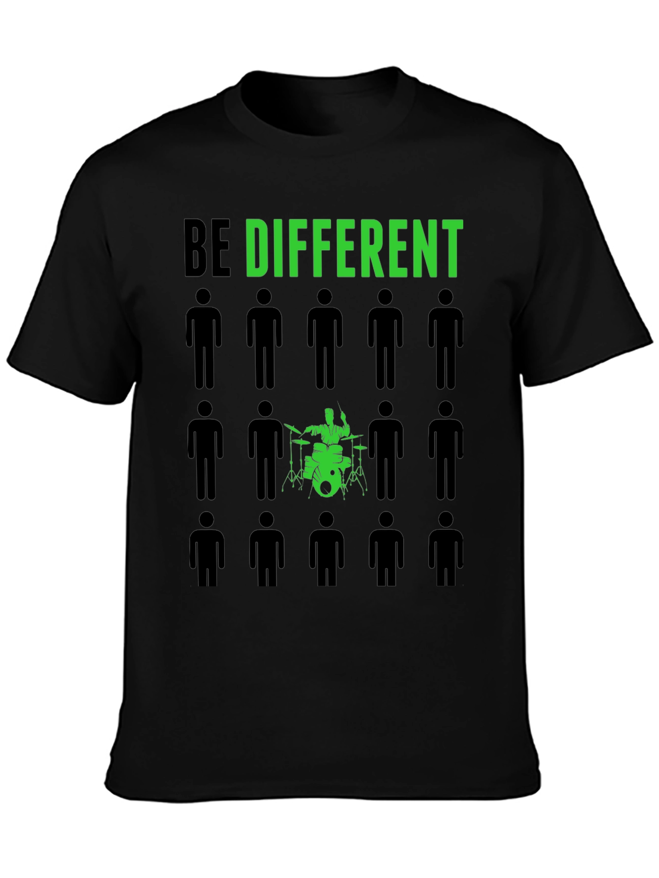 Be Different T-Shirt - Drummer Design