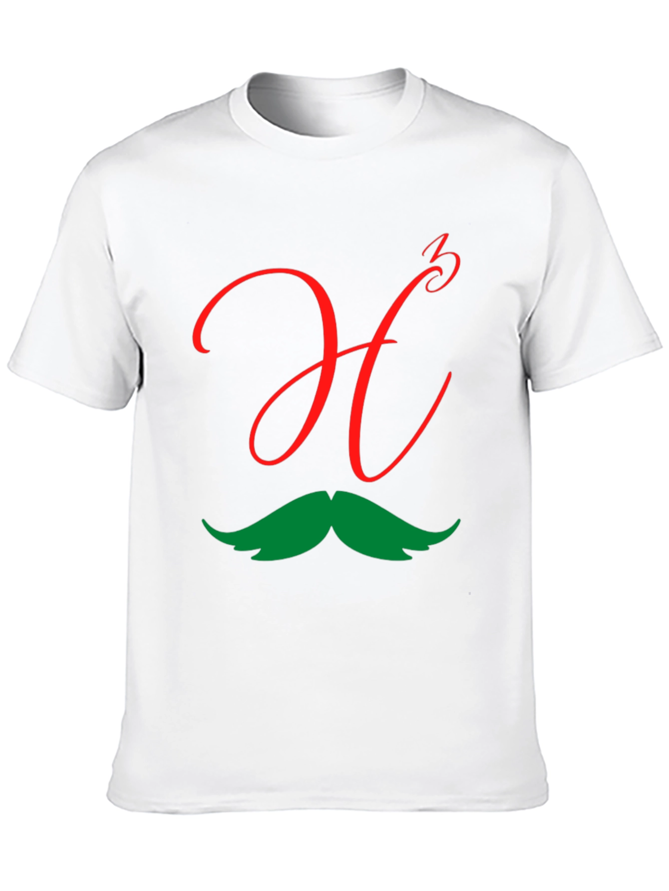 Red Letter H Mustache T-Shirt