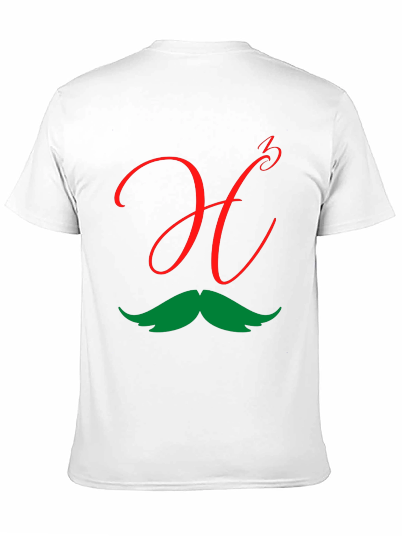 Red Letter H Mustache T-Shirt