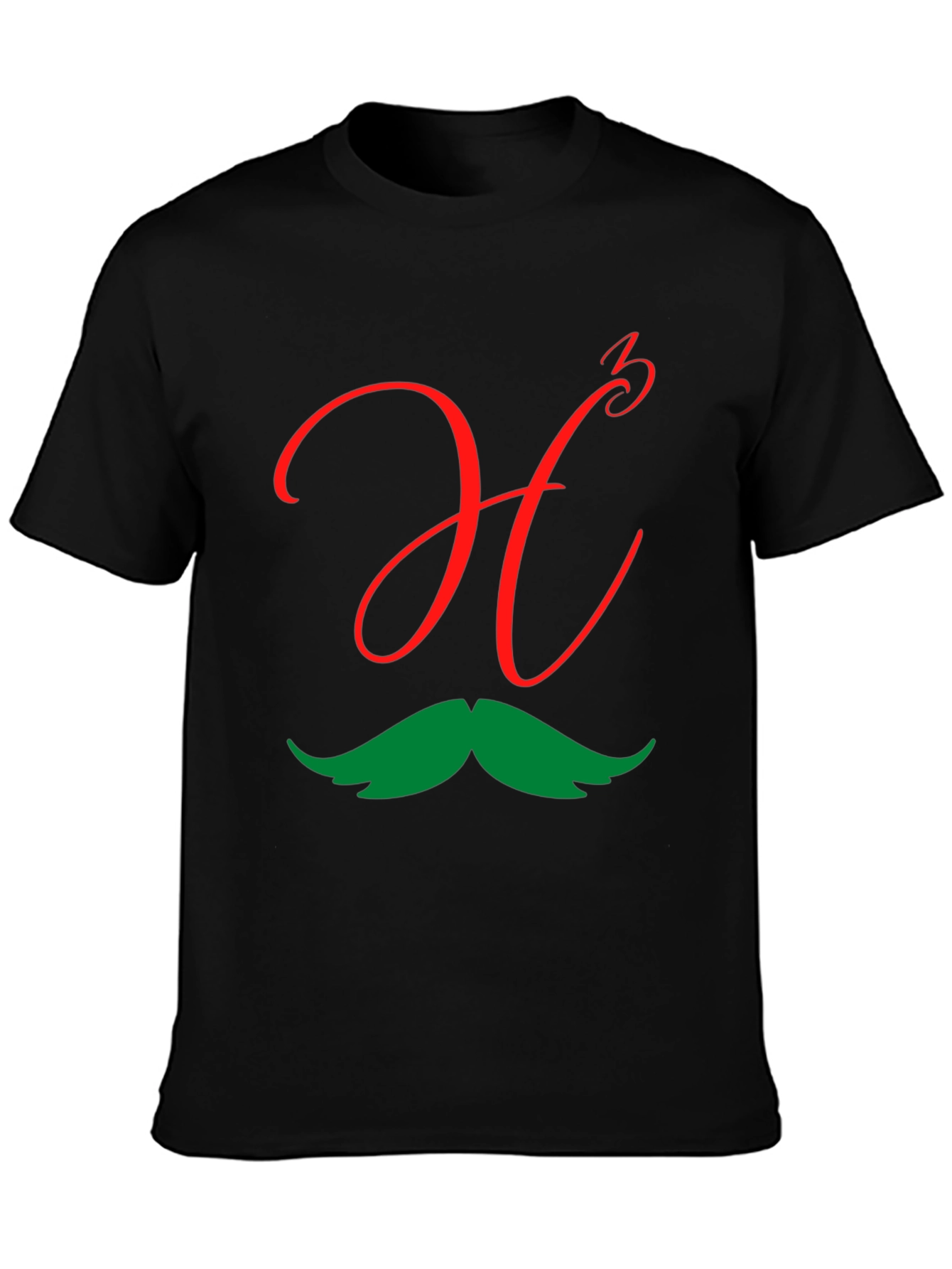 Red Letter H Mustache T-Shirt