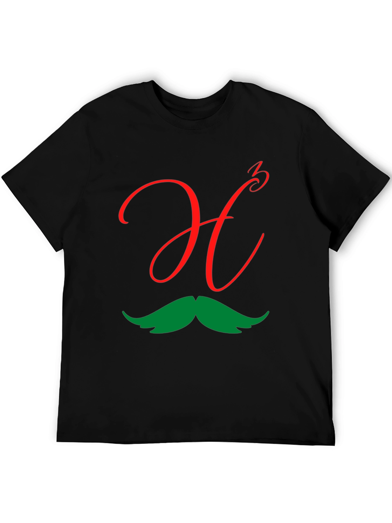 Red Letter H Mustache T-Shirt