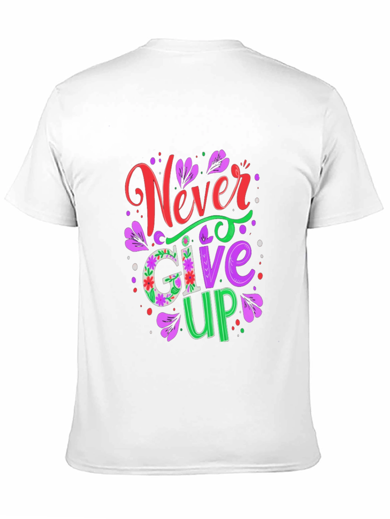 Never Give Up Graphic Tee