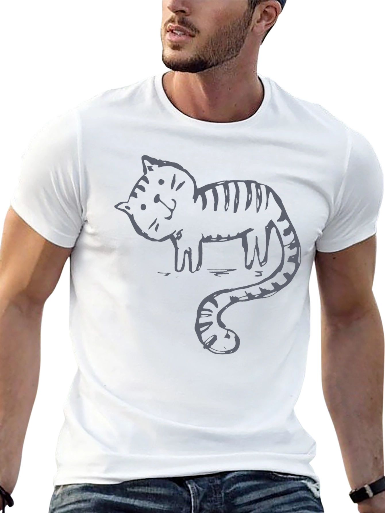 Cat T-Shirt - Fun Graphic Tee