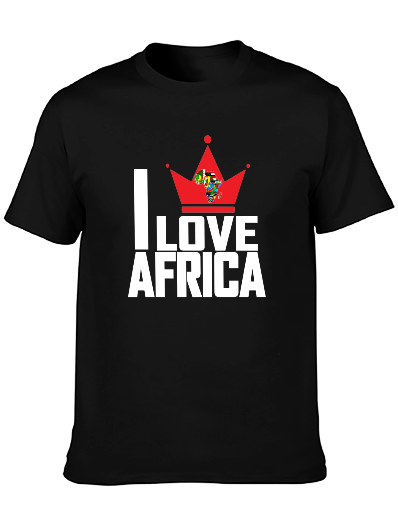 I Love Africa T-Shirt - Graphic Print