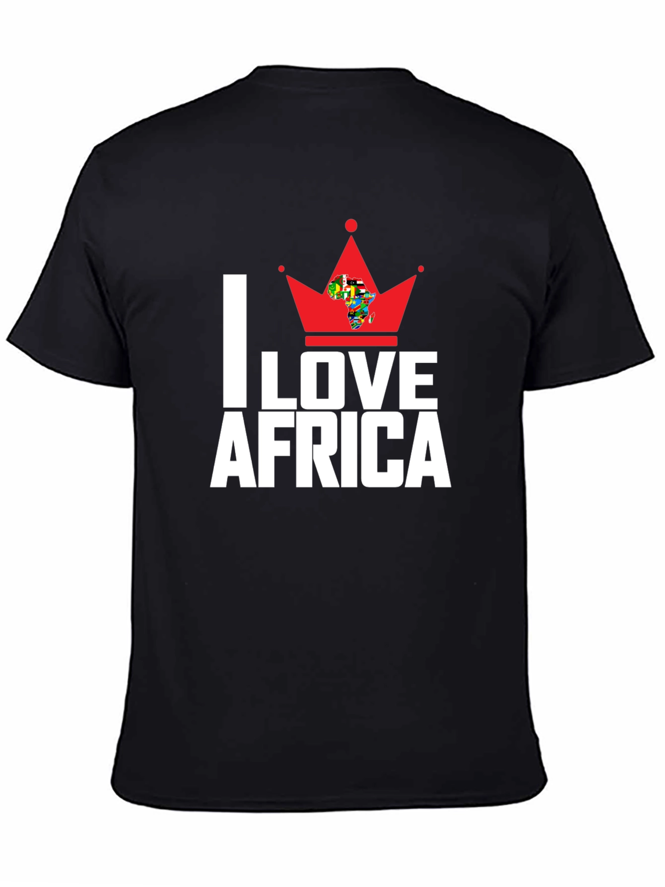 I Love Africa T-Shirt - Graphic Print
