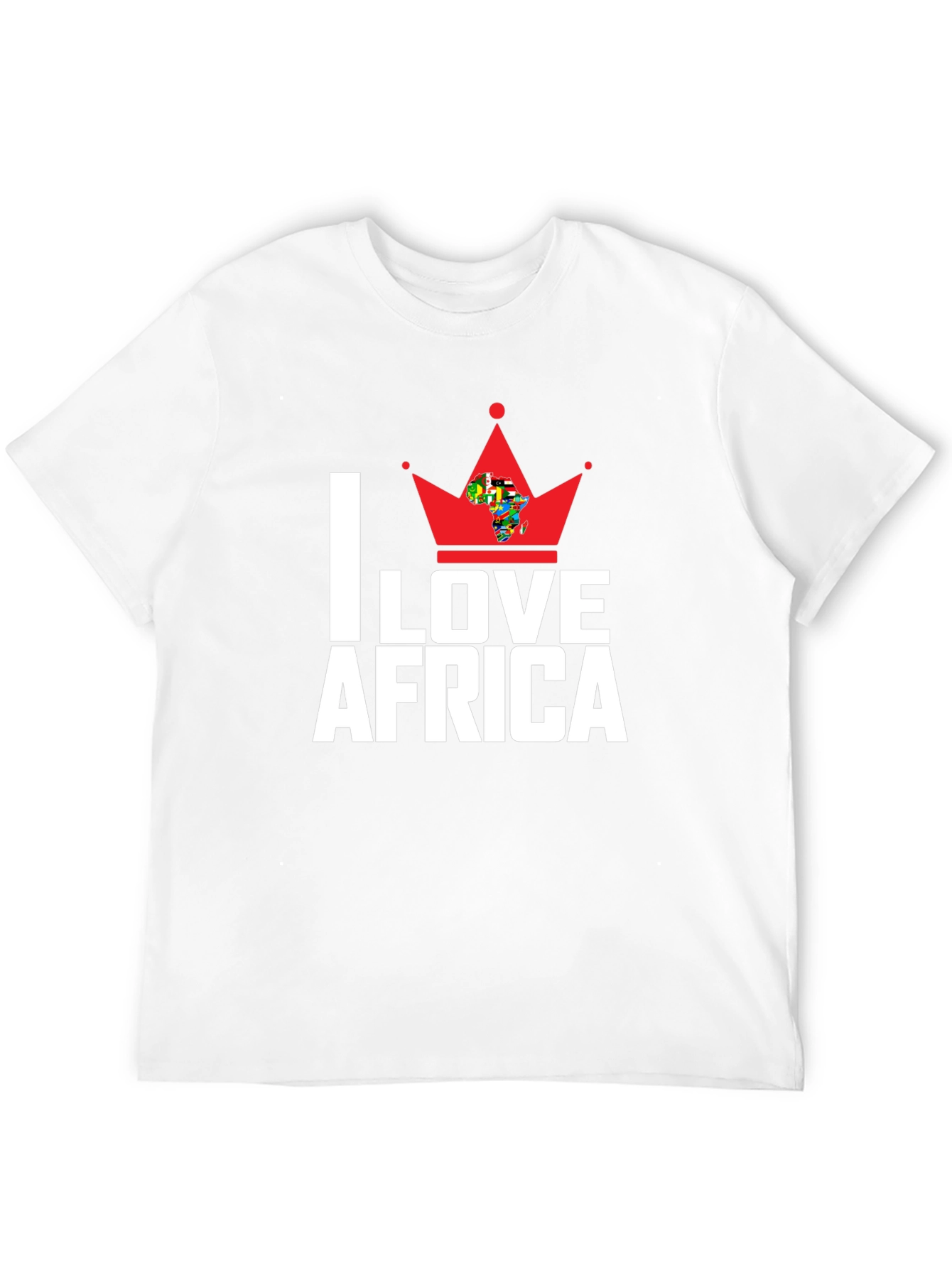 I Love Africa T-Shirt - Graphic Print
