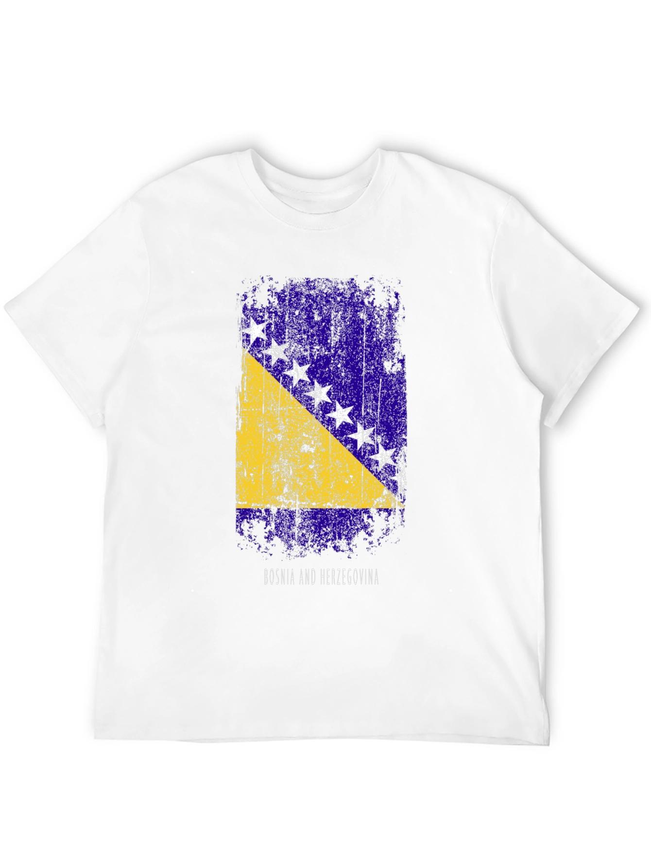 Bosnia & Herzegovina Flag Graphic T-Shirt