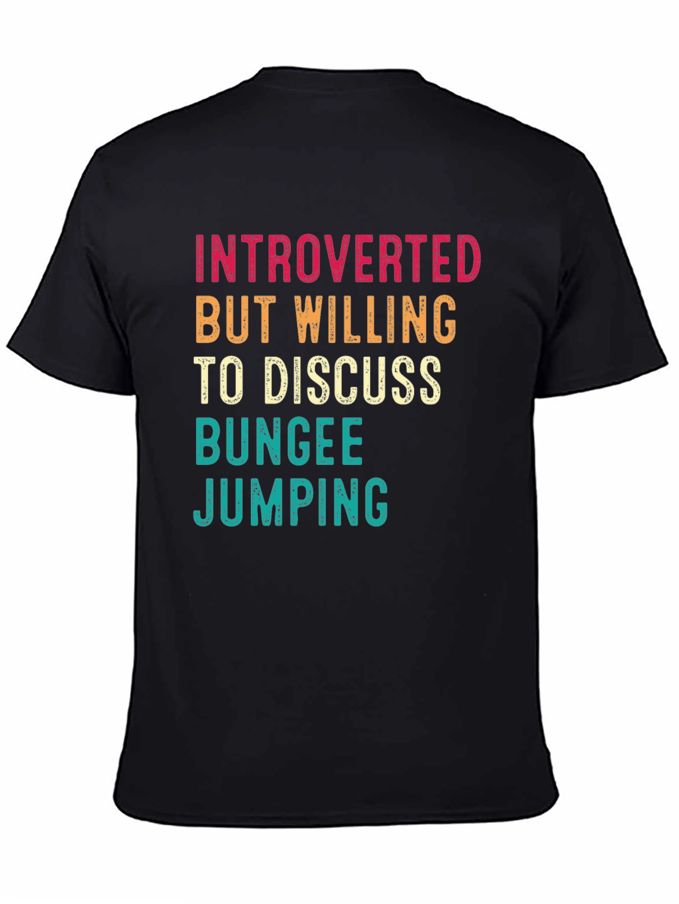 Introverted Bungee Jumping Graphic T-Shirt