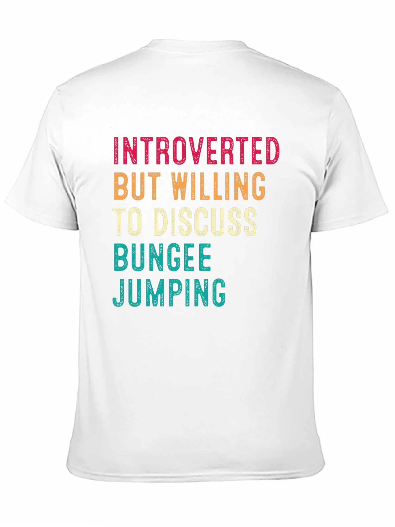 Introverted Bungee Jumping Graphic T-Shirt