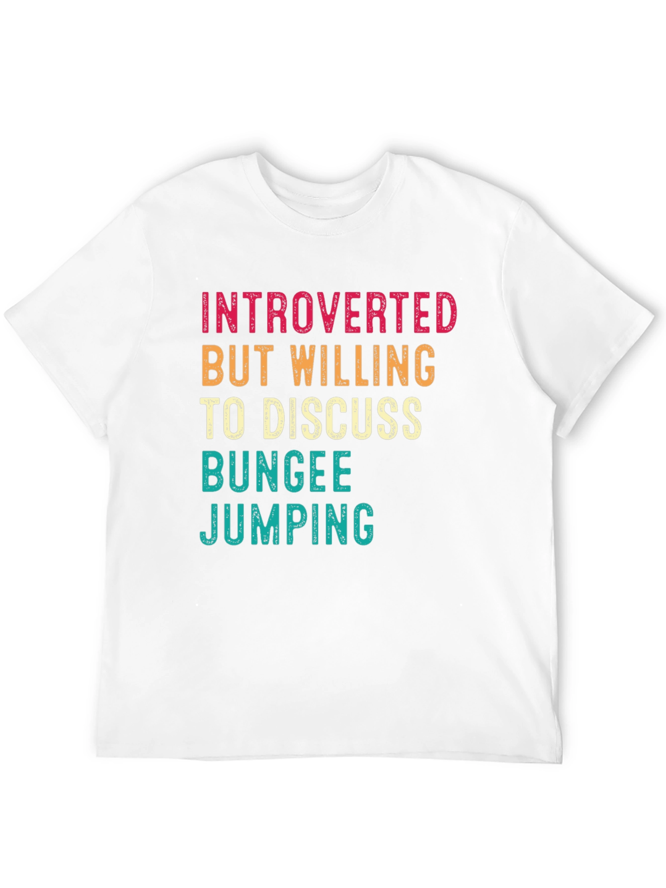 Introverted Bungee Jumping Graphic T-Shirt