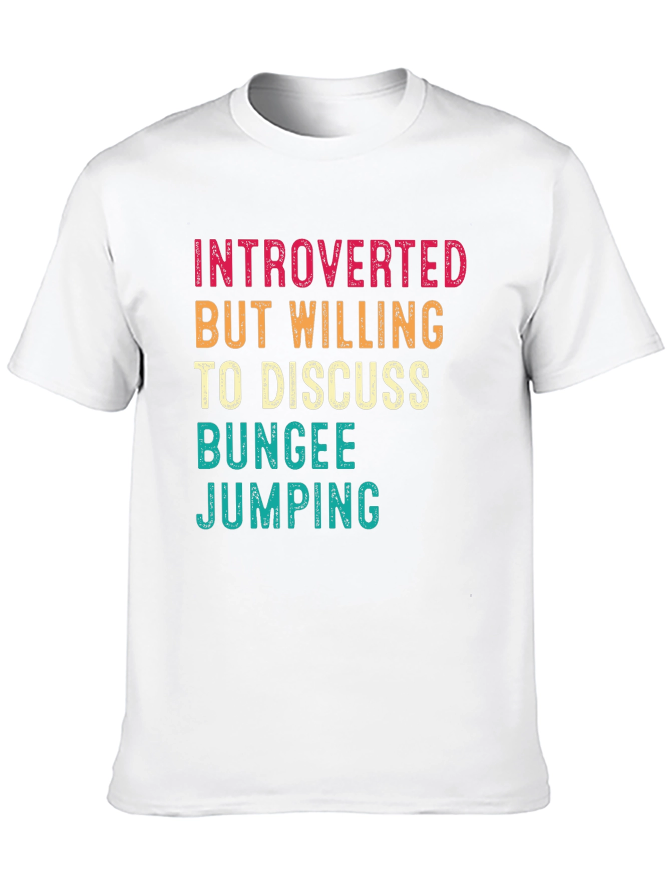Introverted Bungee Jumping Graphic T-Shirt