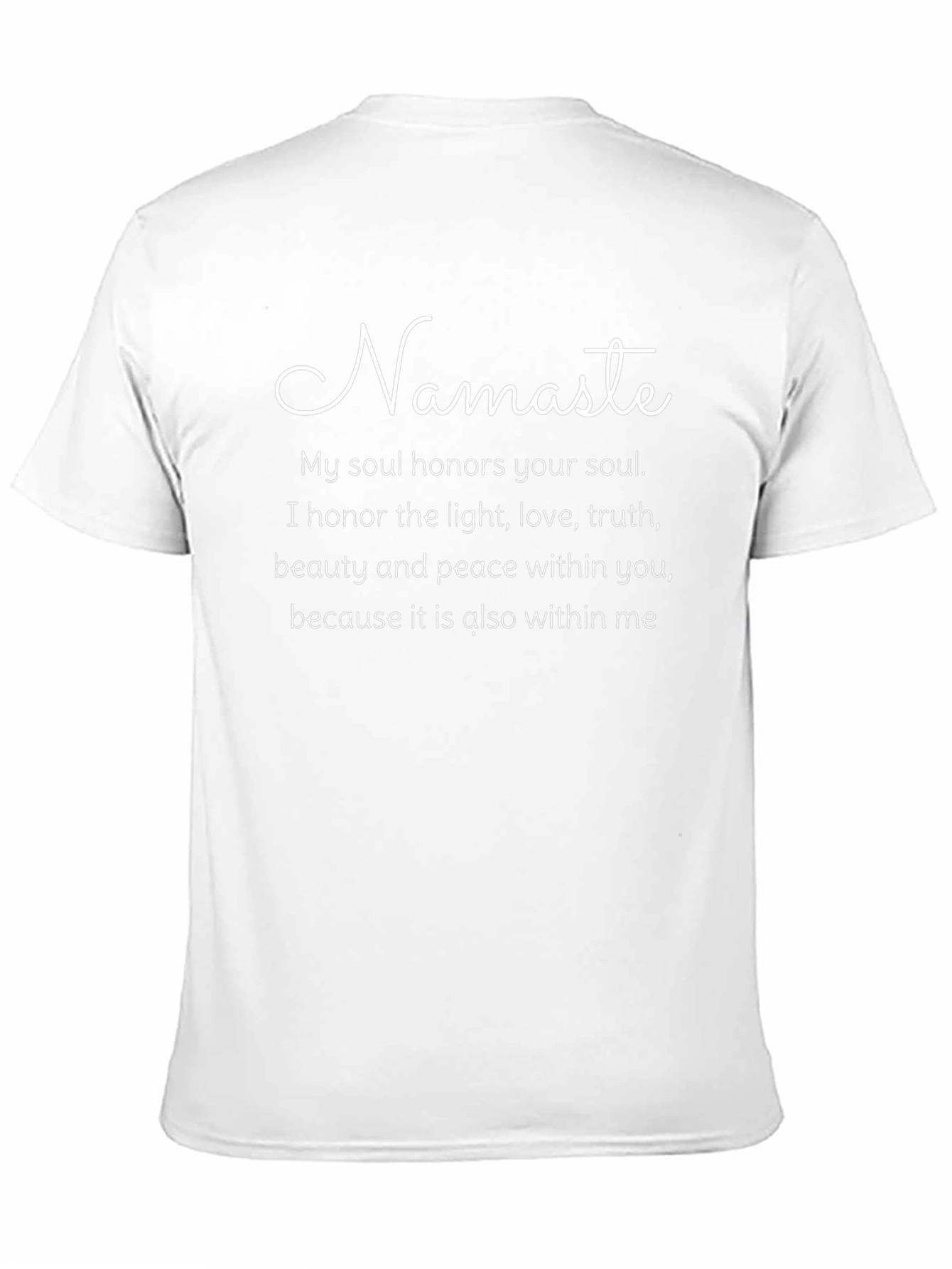 Namaste T-Shirt - Soulful Honor & Peace