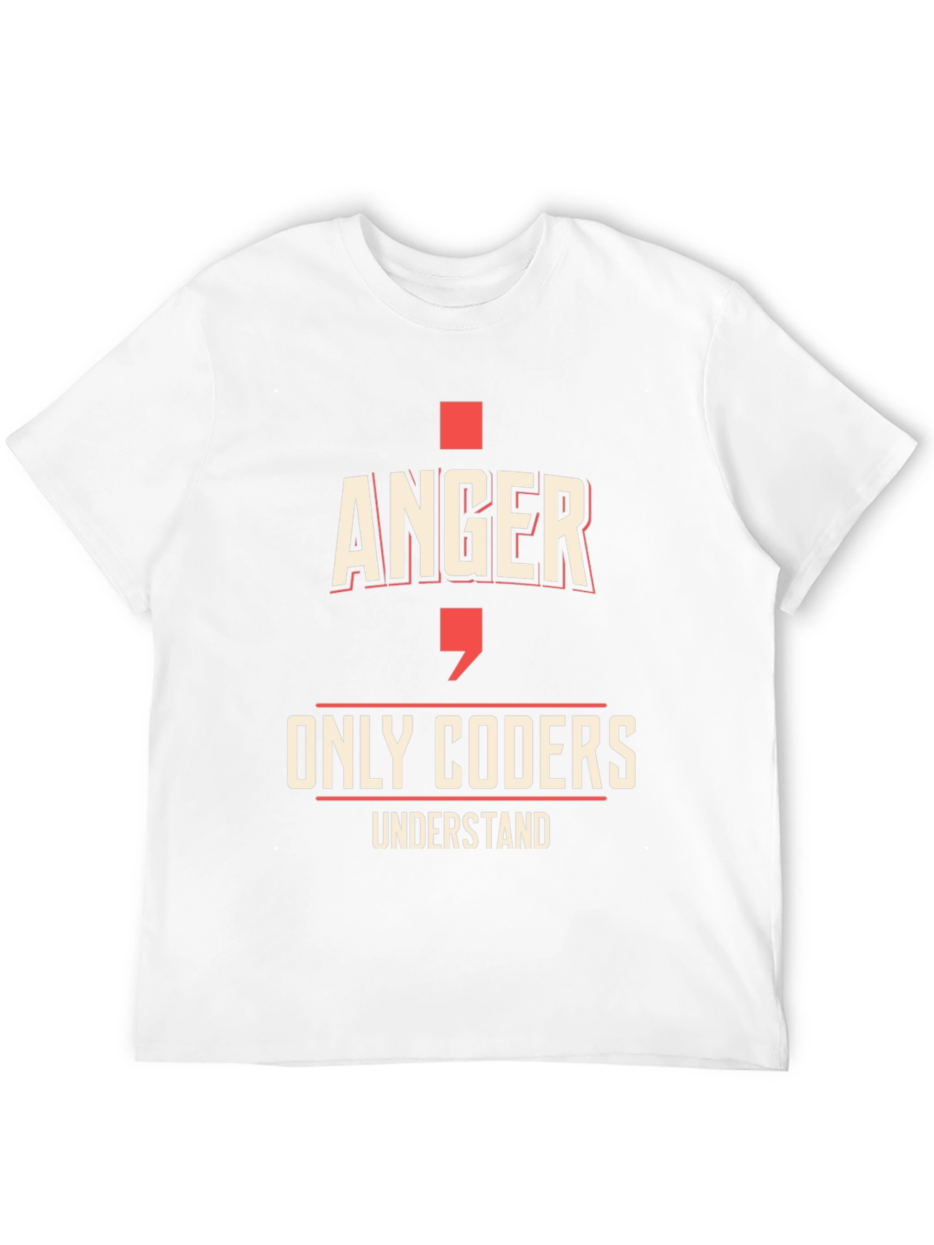 Coder Humor T-Shirt - Anger Only Coders Understand