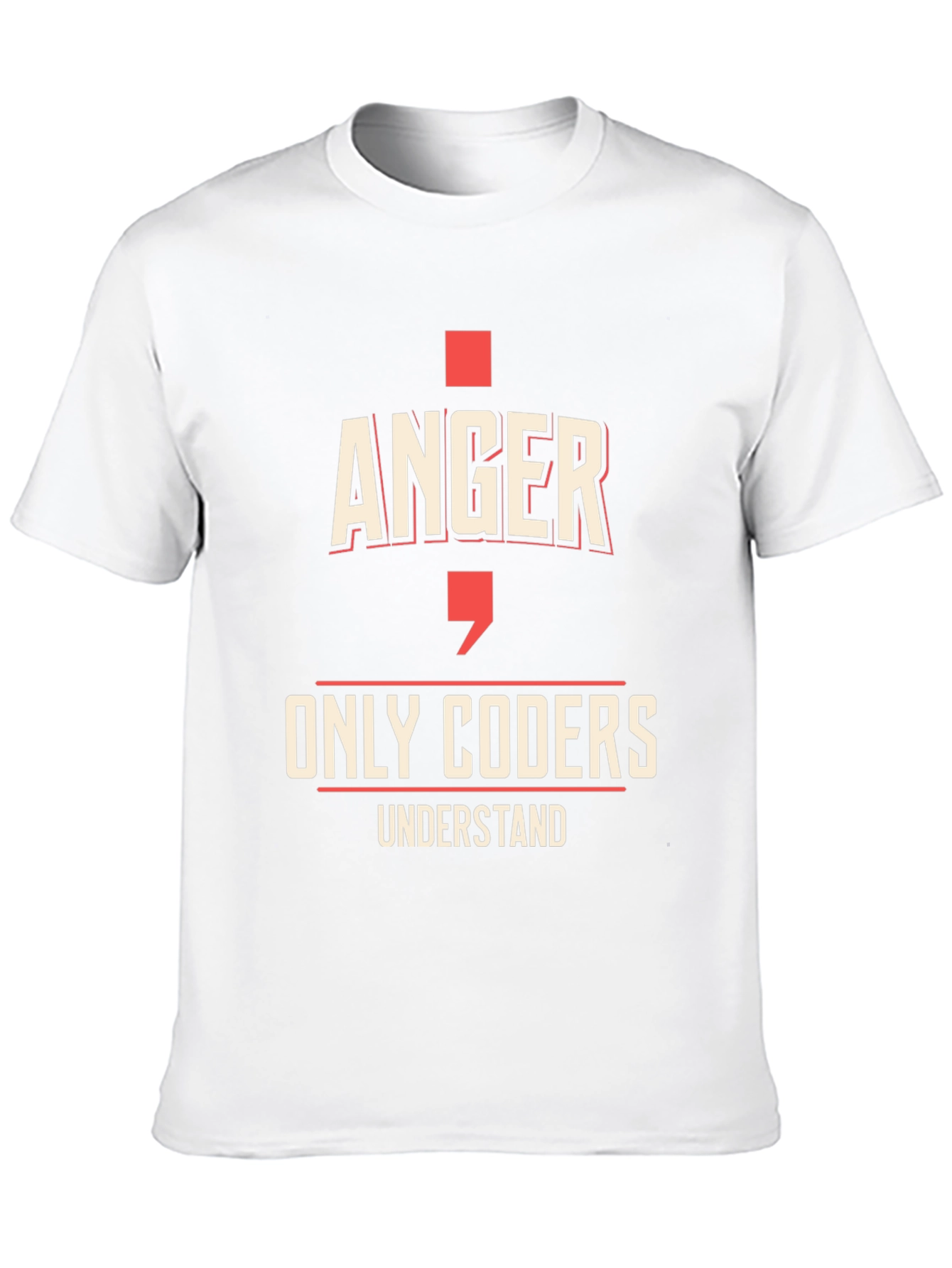 Coder Humor T-Shirt - Anger Only Coders Understand