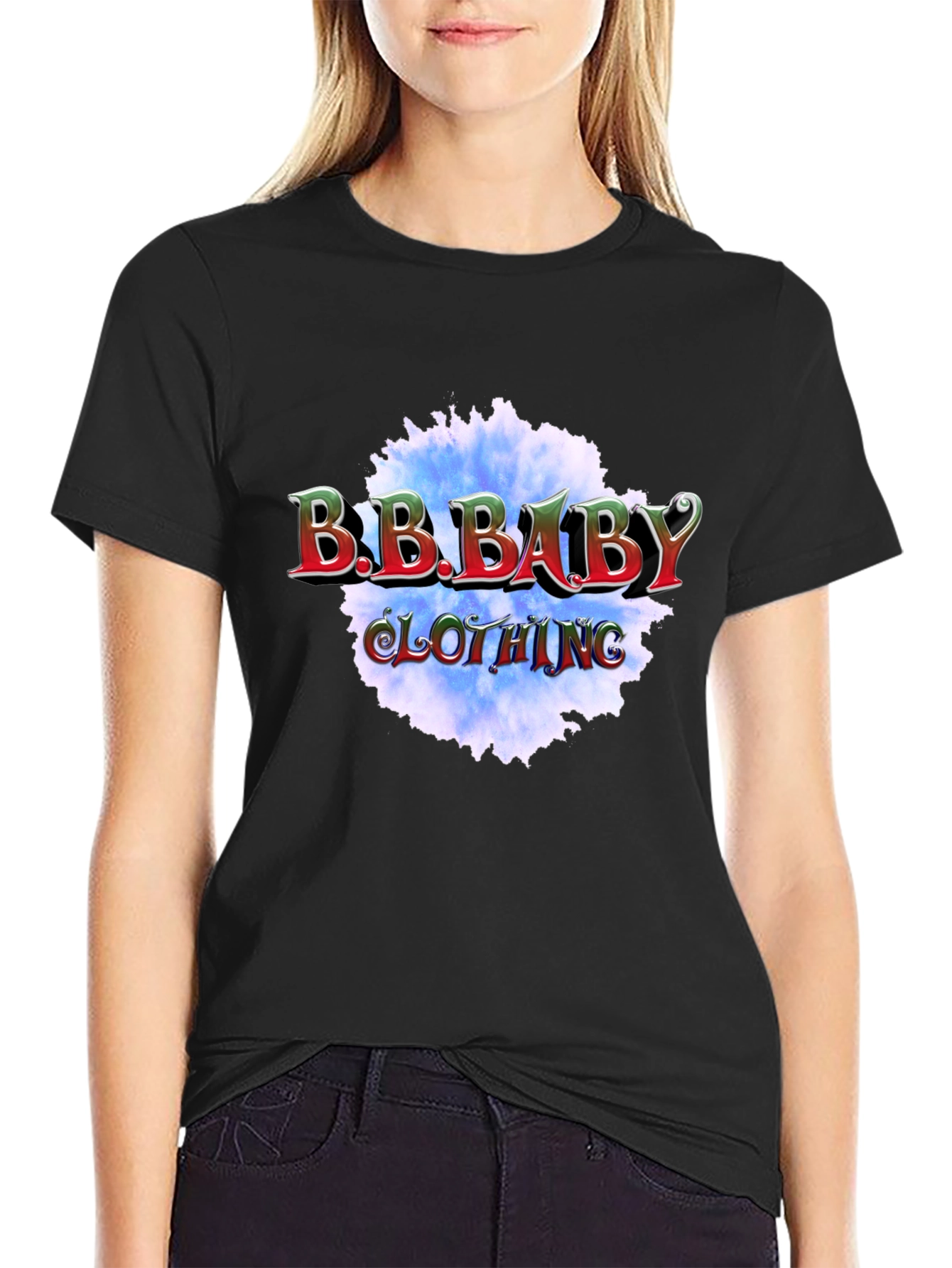 B.B. Baby Clothing Black Graphic Tee