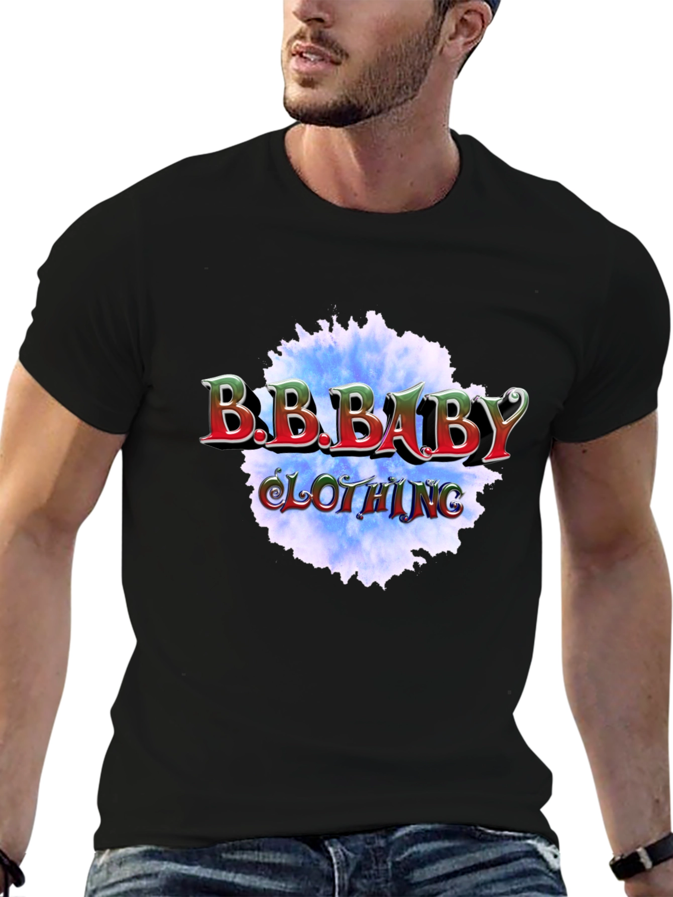 B.B. Baby Clothing Black Graphic Tee