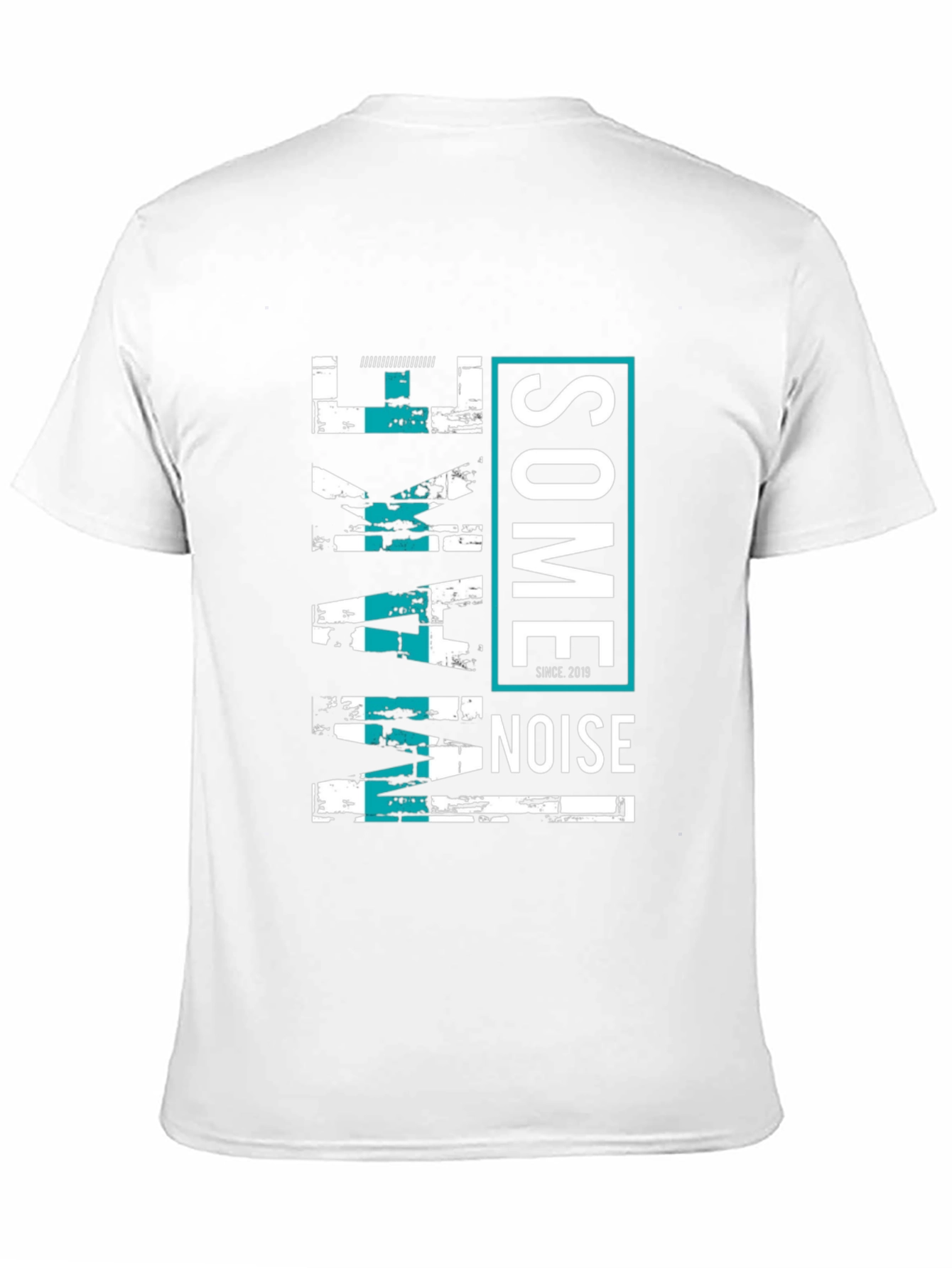 Make Some Noise Graphic Tee - Black Casual T-Shirt