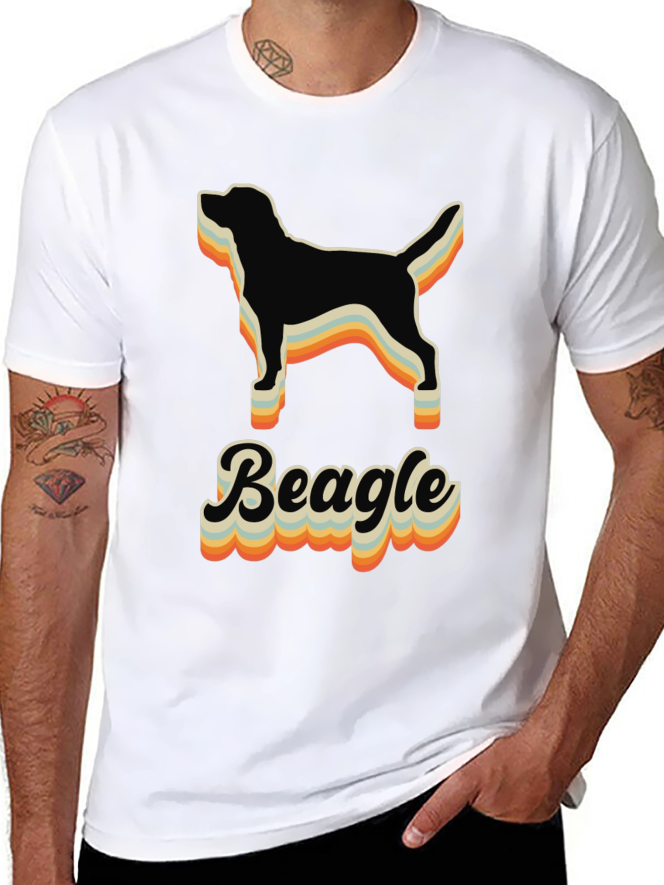 Retro Beagle Dog T-Shirt