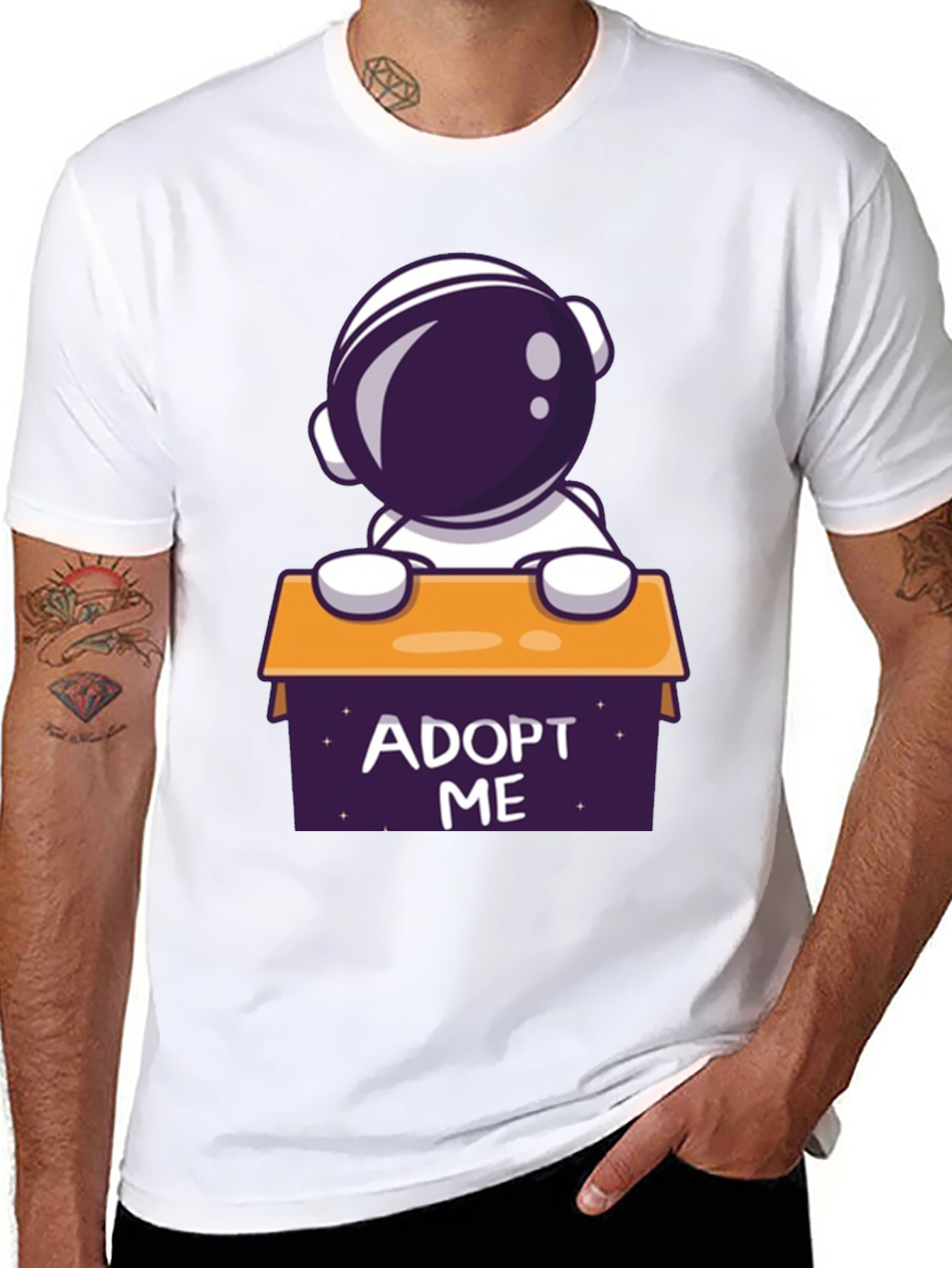 Adopt Me Astronaut Graphic T-Shirt - Space Lover Tee