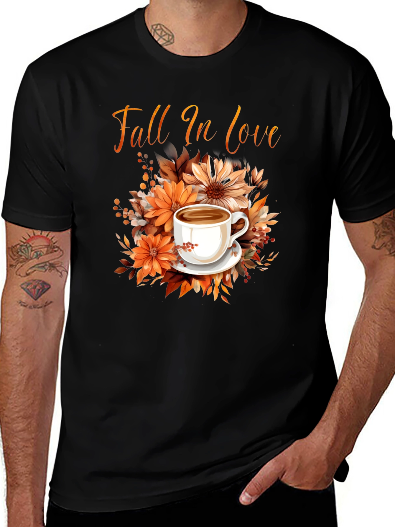 Fall In Love Coffee T-Shirt