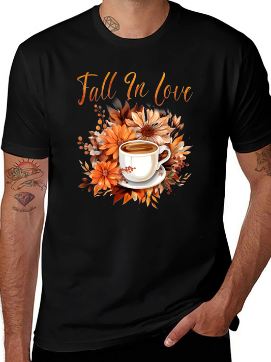Fall In Love Coffee T-Shirt