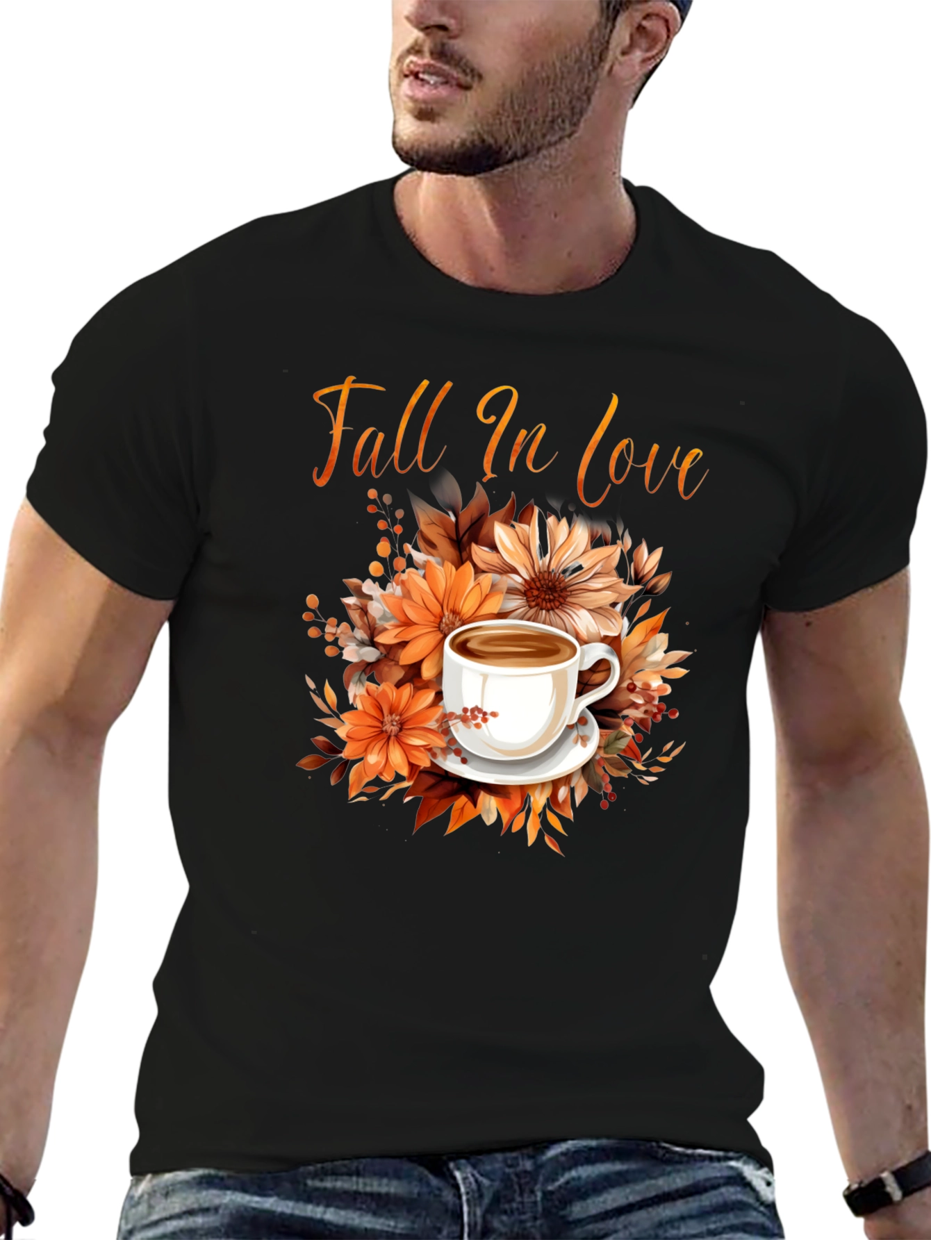 Fall In Love Coffee T-Shirt