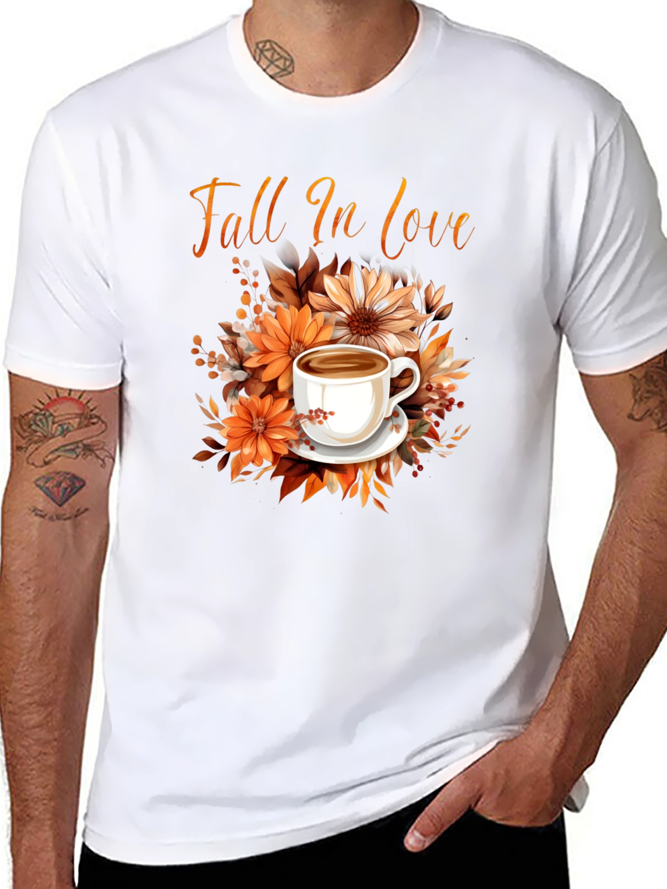 Fall In Love Coffee T-Shirt
