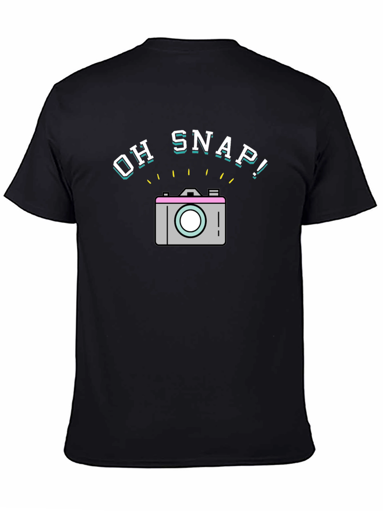 Oh Snap! Graphic T-Shirt - Trendy Camera Design