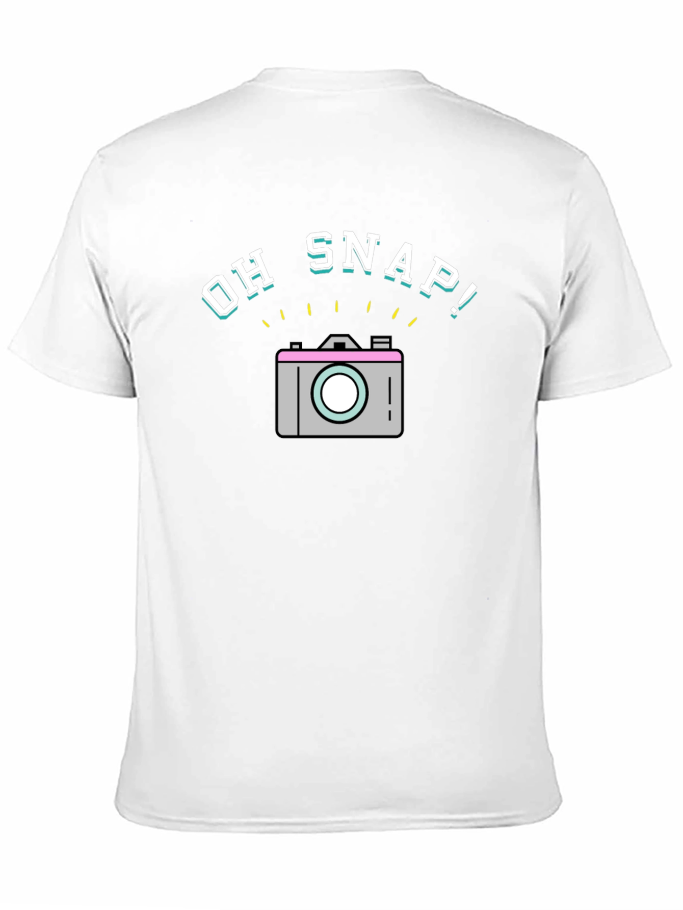 Oh Snap! Graphic T-Shirt - Trendy Camera Design